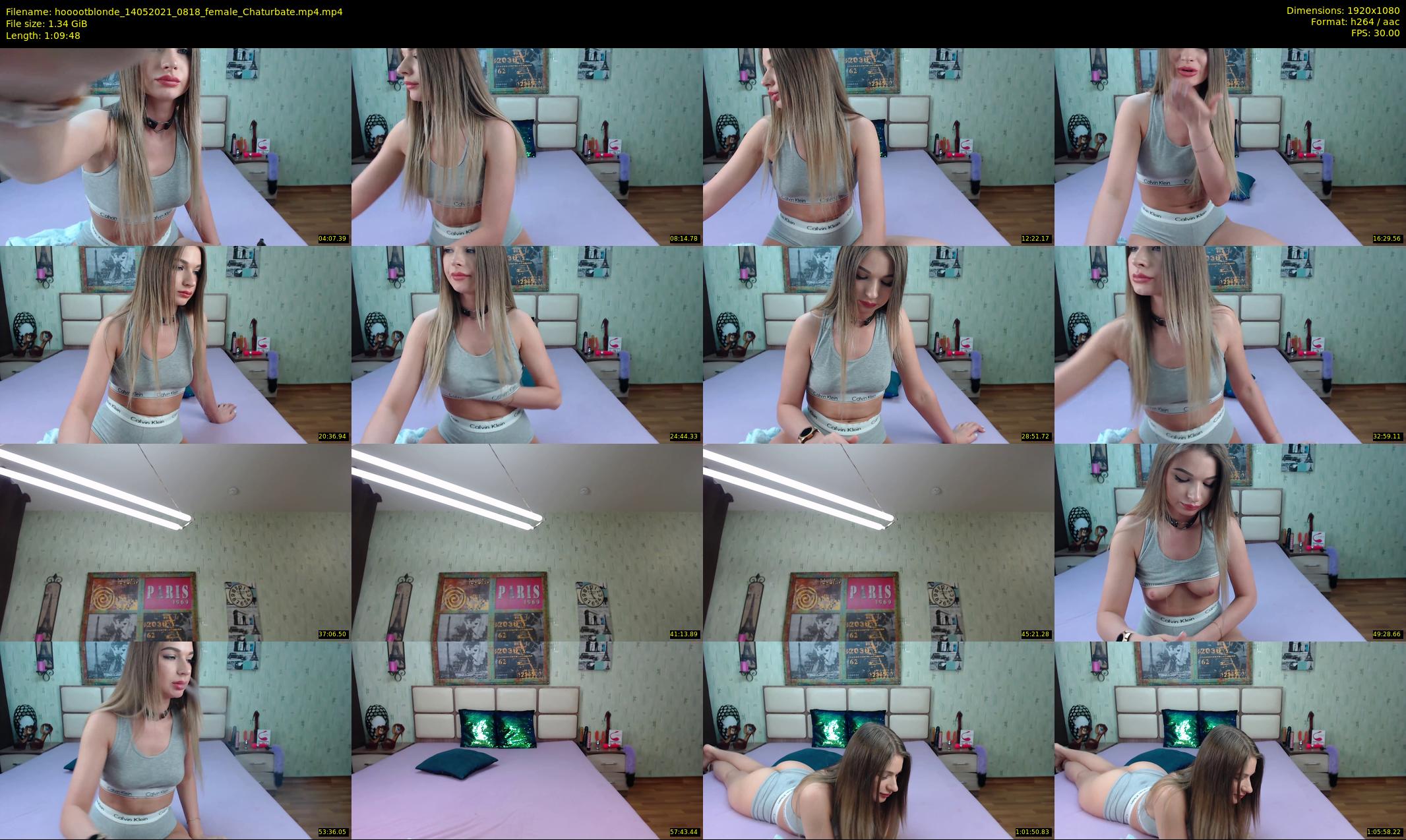 hooootblonde — 70 minute Chaturbate female cam show recording, 1080p, May 14, 2021