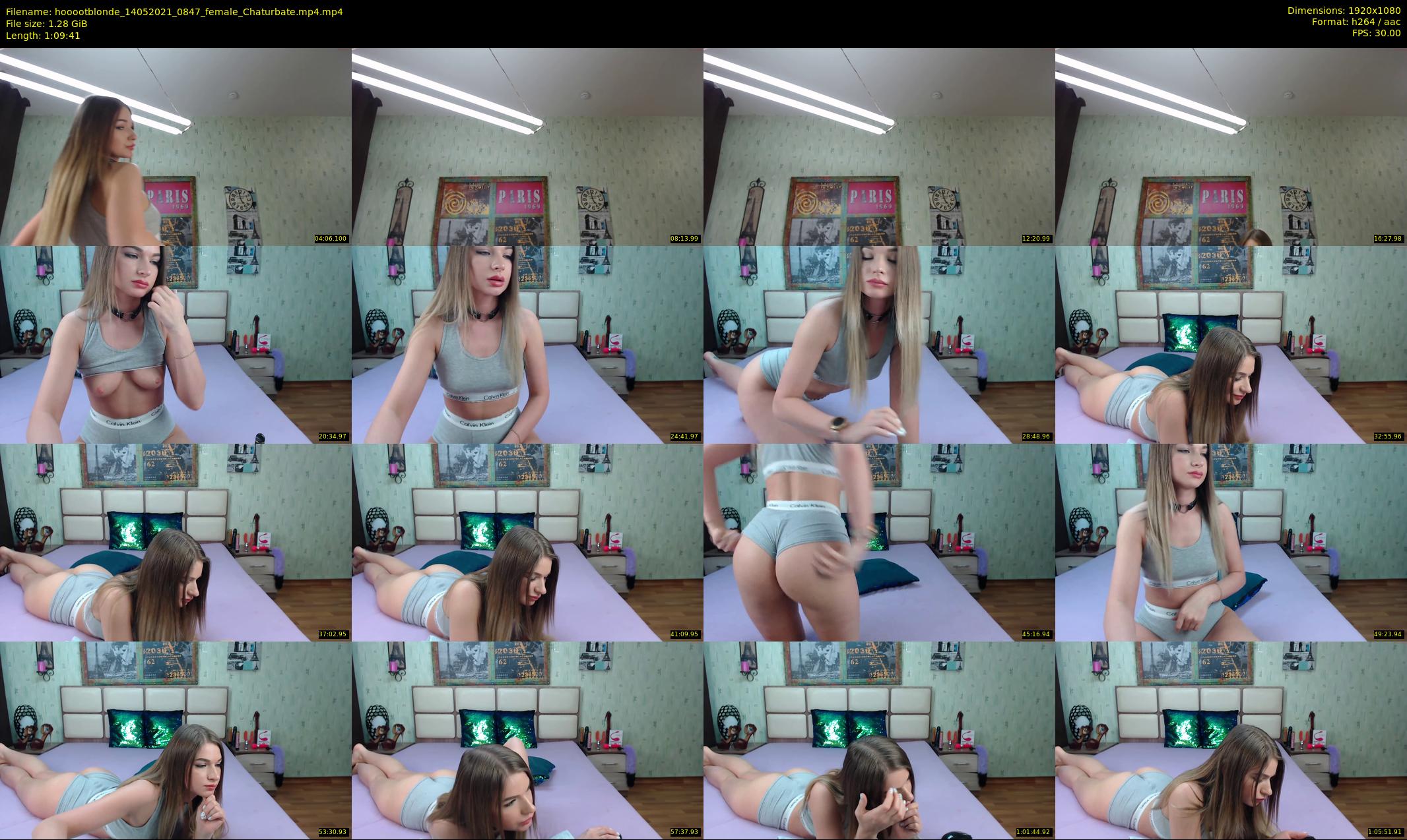 hooootblonde — 70 minute Chaturbate female cam show recording, 1080p, May 14, 2021