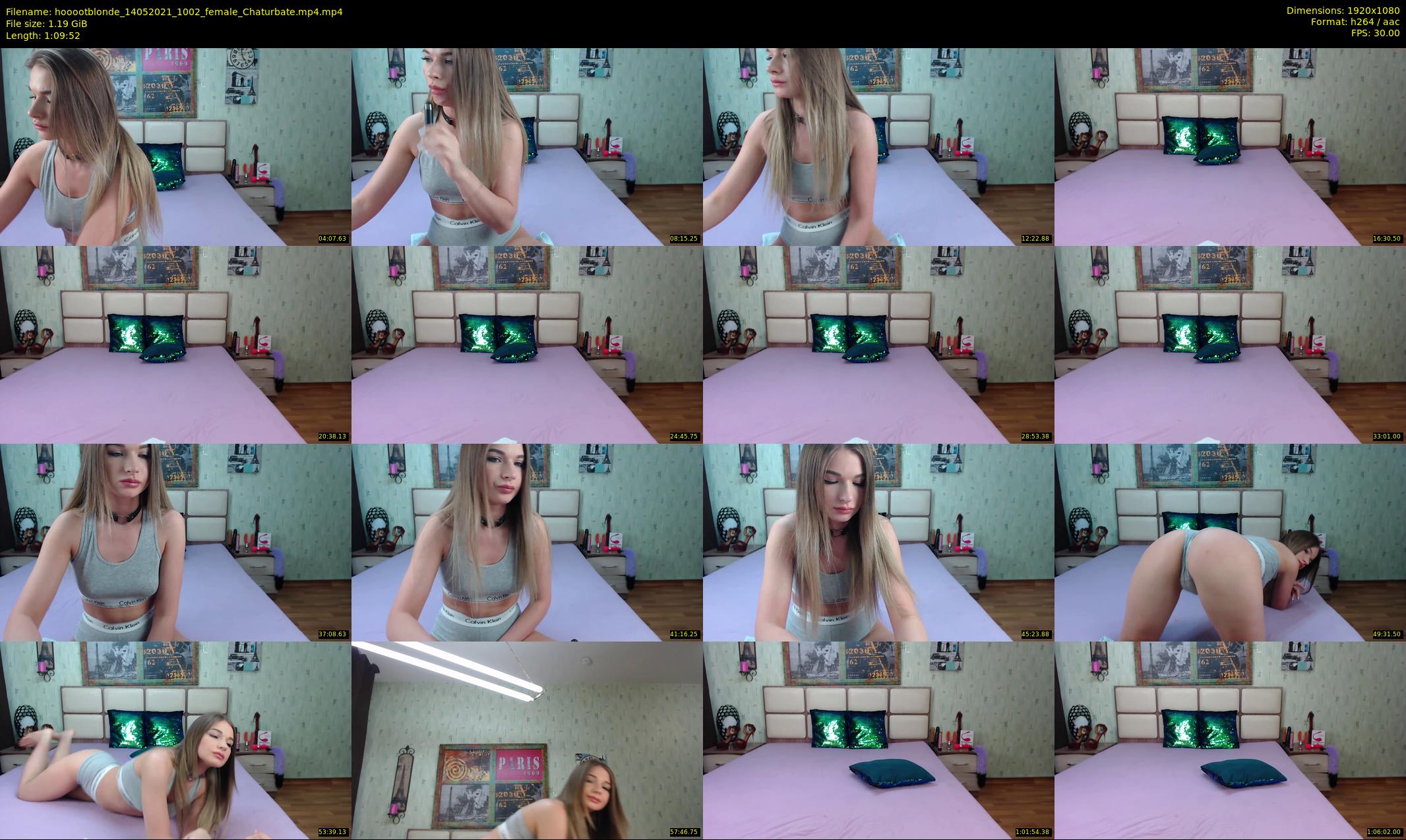 hooootblonde — 70 minute Chaturbate female cam show recording, 1080p, May 14, 2021