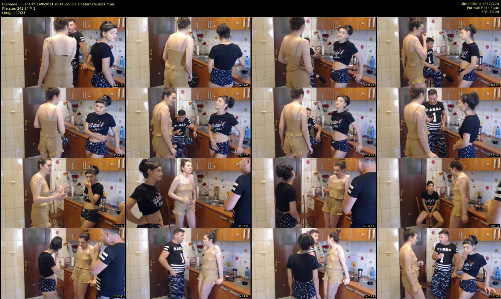 iuliana32 — 18 minute Chaturbate couple cam show recording, 720p, May 14, 2021