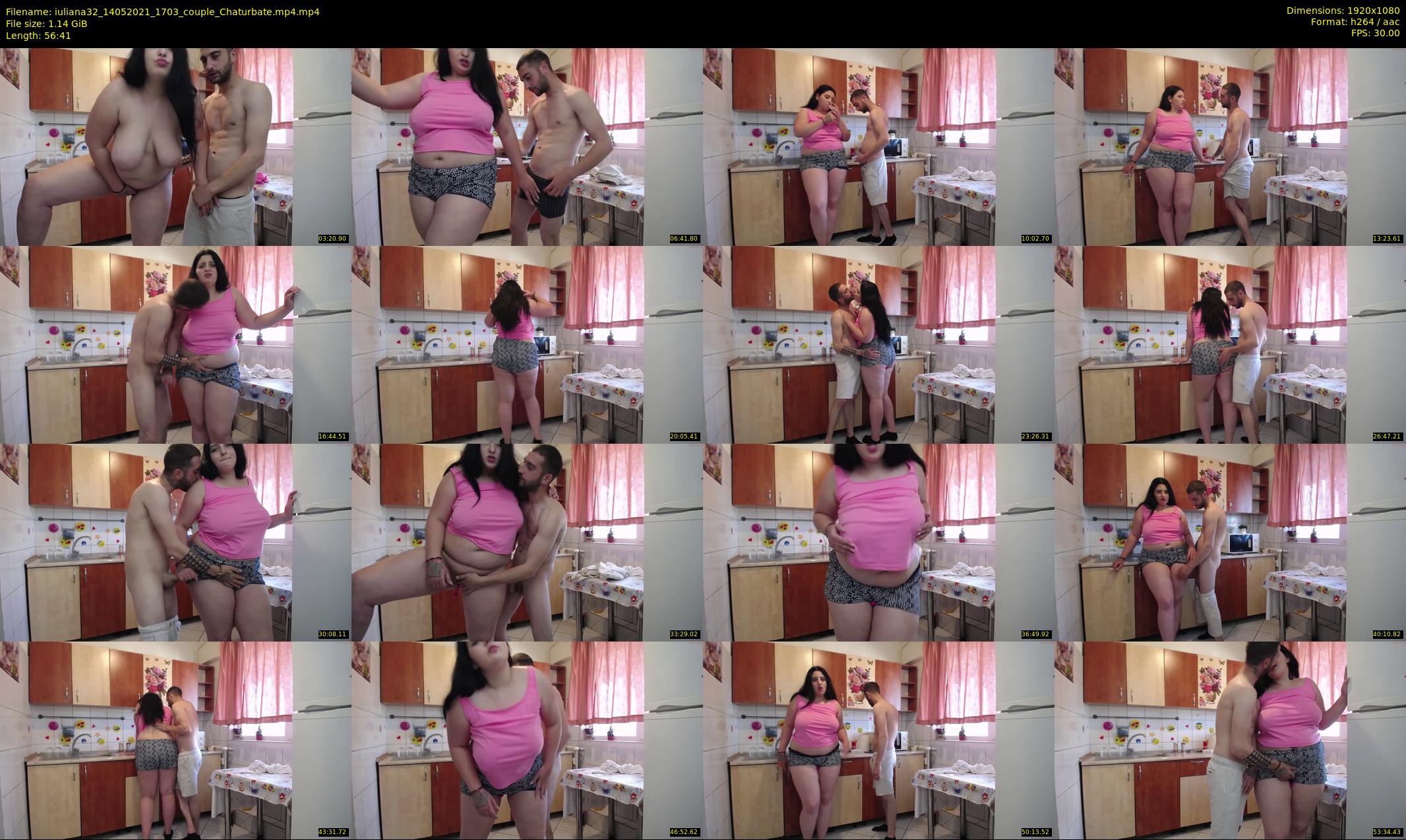 iuliana32 — 57 minute Chaturbate couple cam show recording, 1080p, May 14, 2021