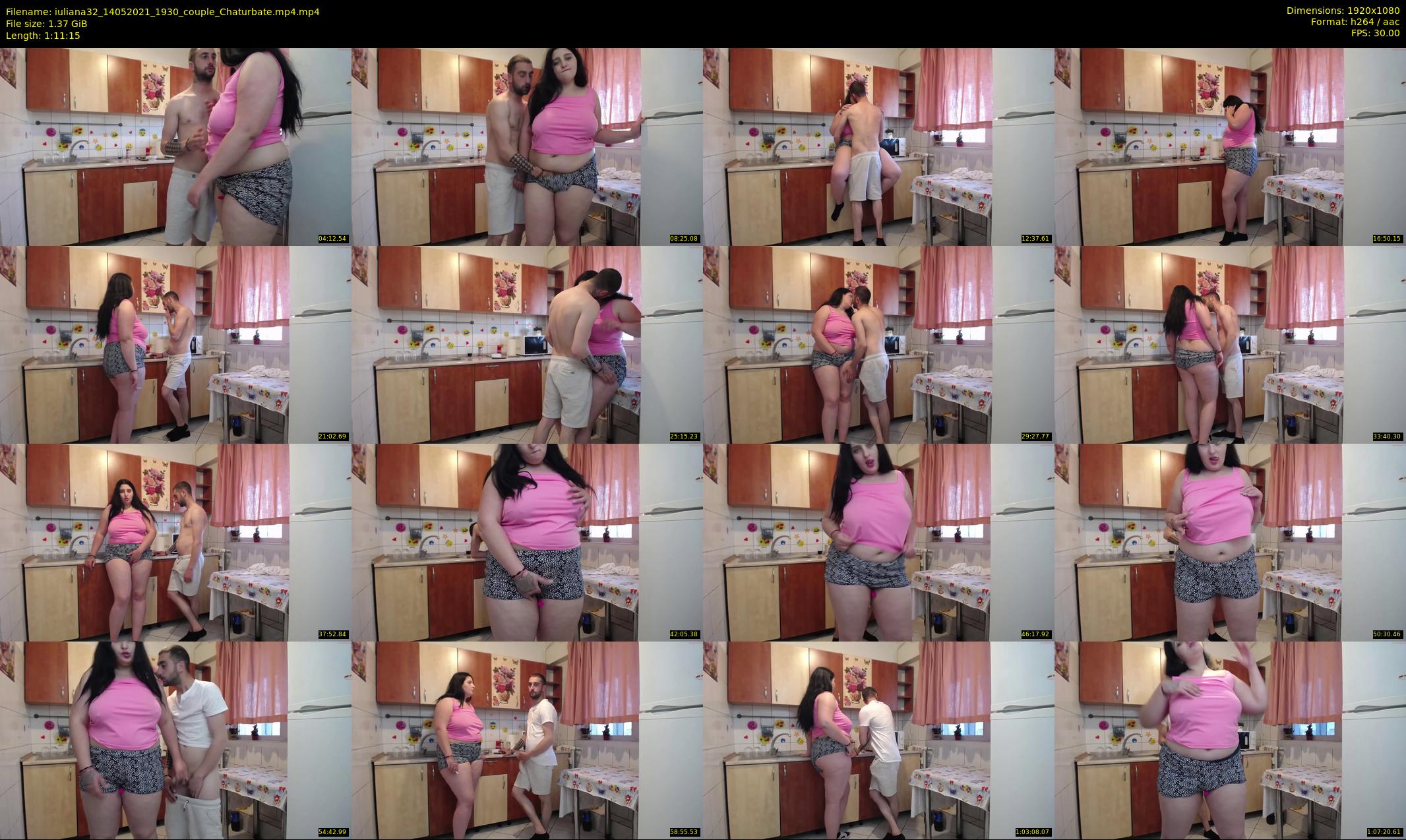 iuliana32 — 72 minute Chaturbate couple cam show recording, 1080p, May 14, 2021