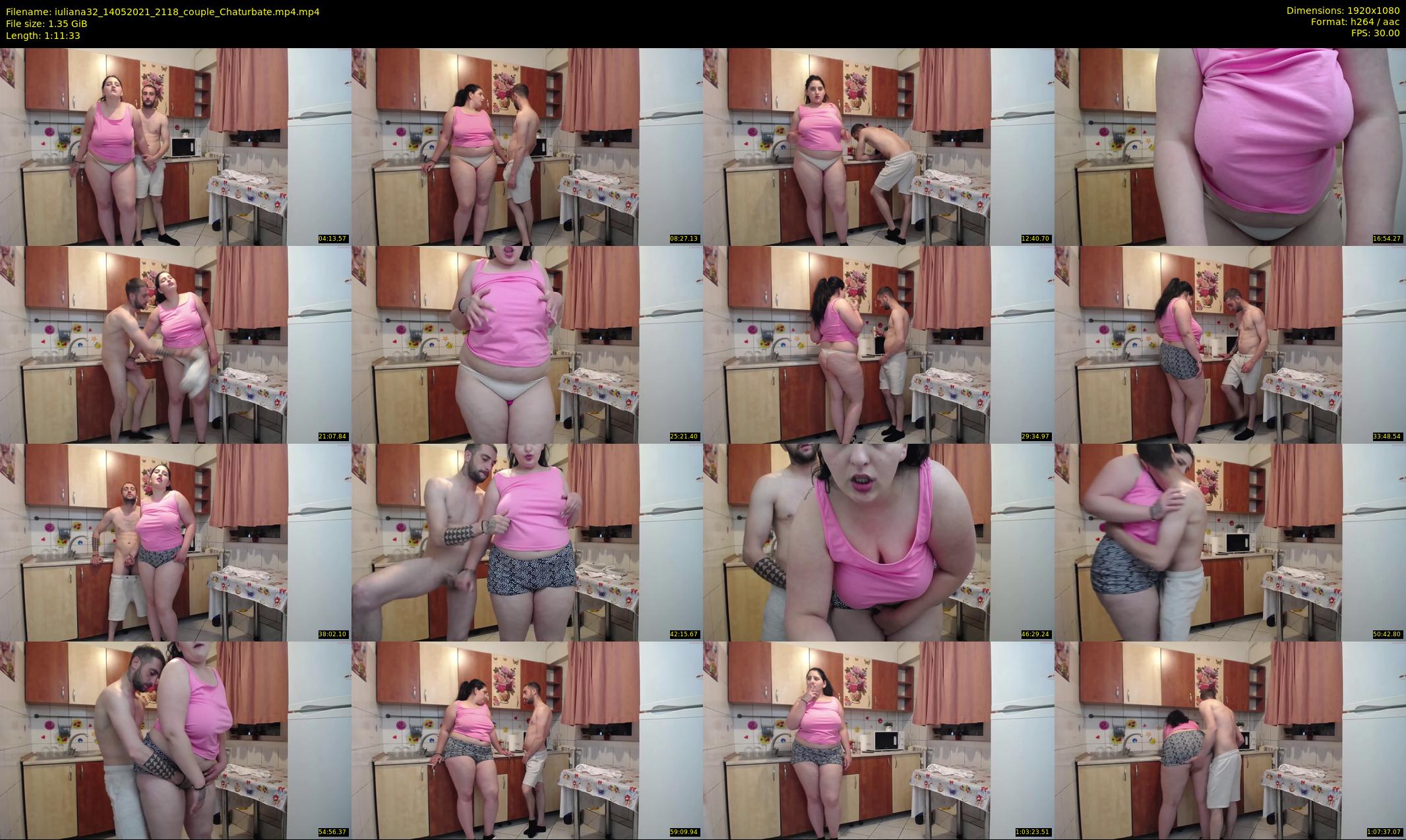 iuliana32 — 72 minute Chaturbate couple cam show recording, 1080p, May 14, 2021
