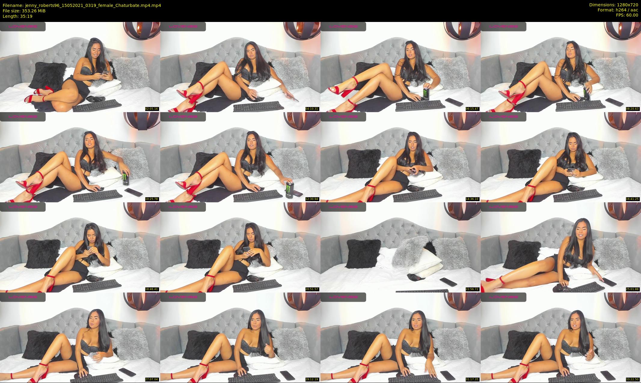 jenny_roberts96 — 36 minute Chaturbate female cam show recording, 720p, May 15, 2021