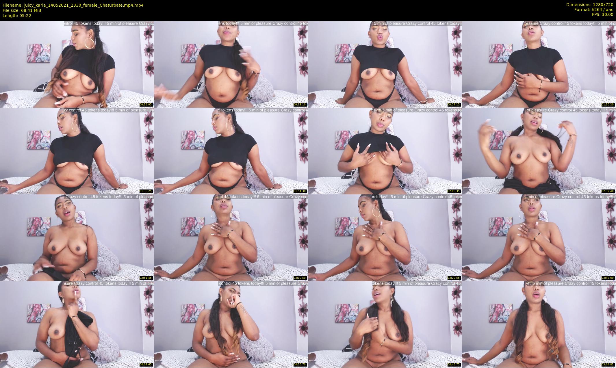 juicy_karla — 6 minute Chaturbate female cam show recording, 720p, May 14, 2021