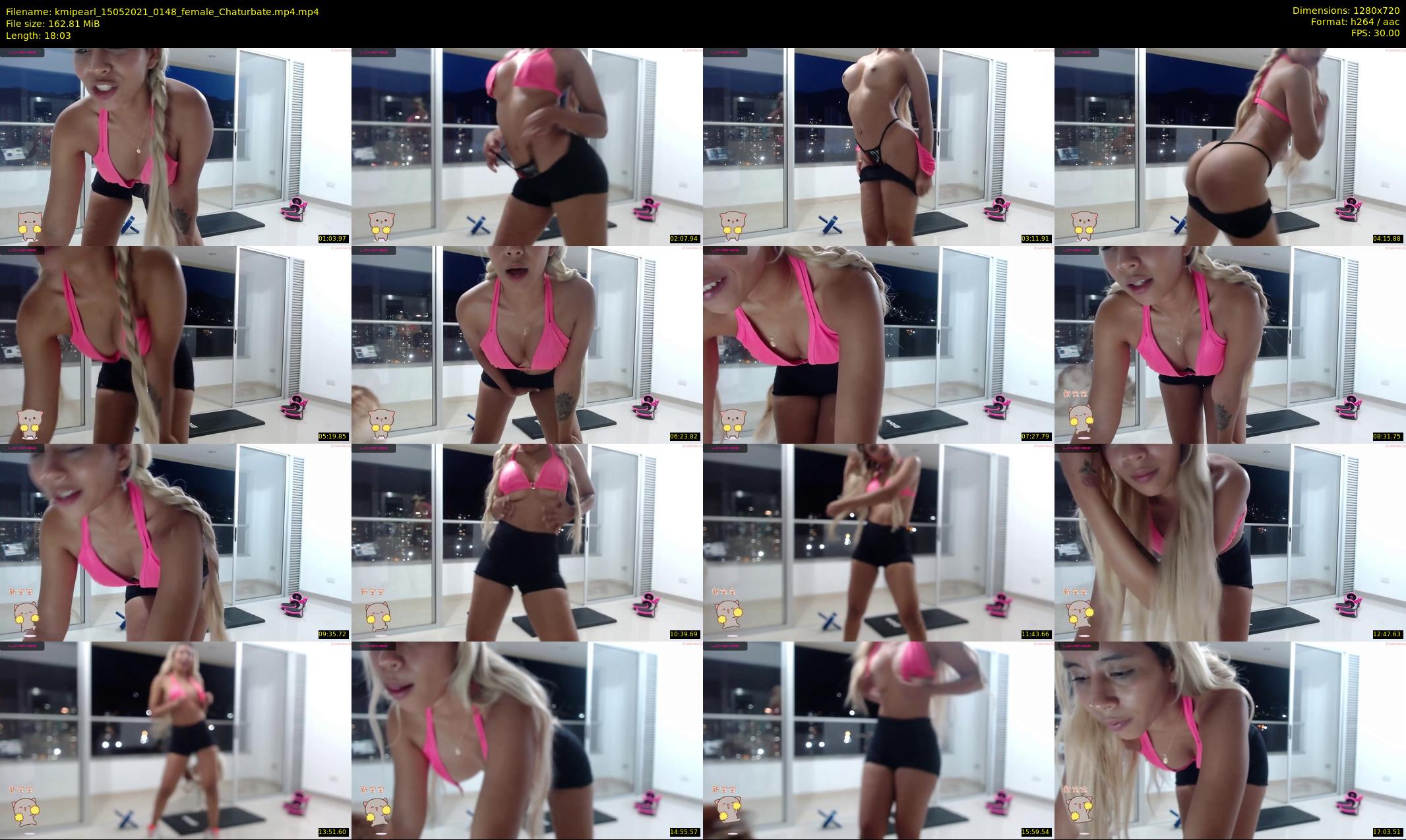 kmipearl — 19 minute Chaturbate female cam show recording, 720p, May 15, 2021
