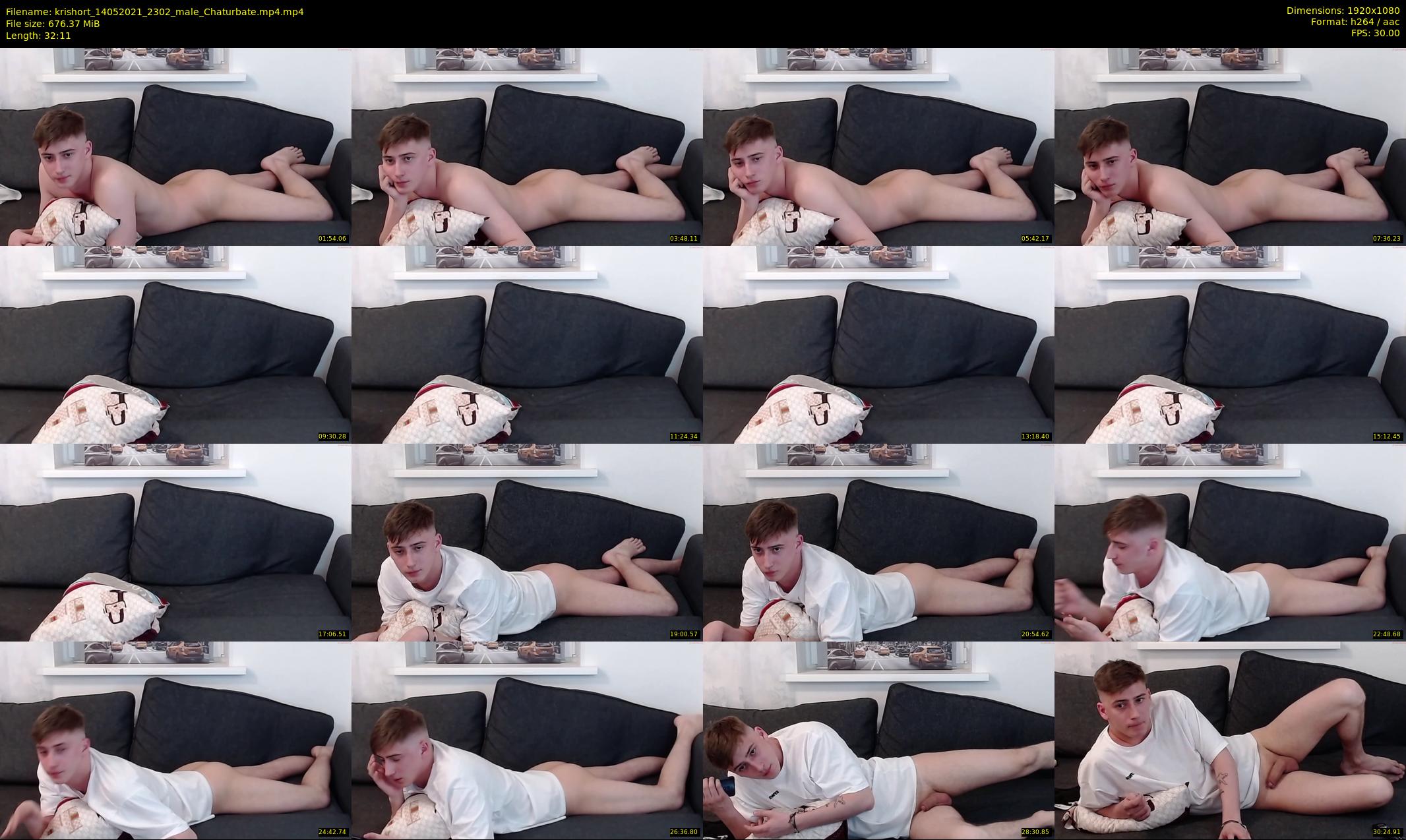 krishort — 33 minute Chaturbate male cam show recording, 1080p, May 14, 2021