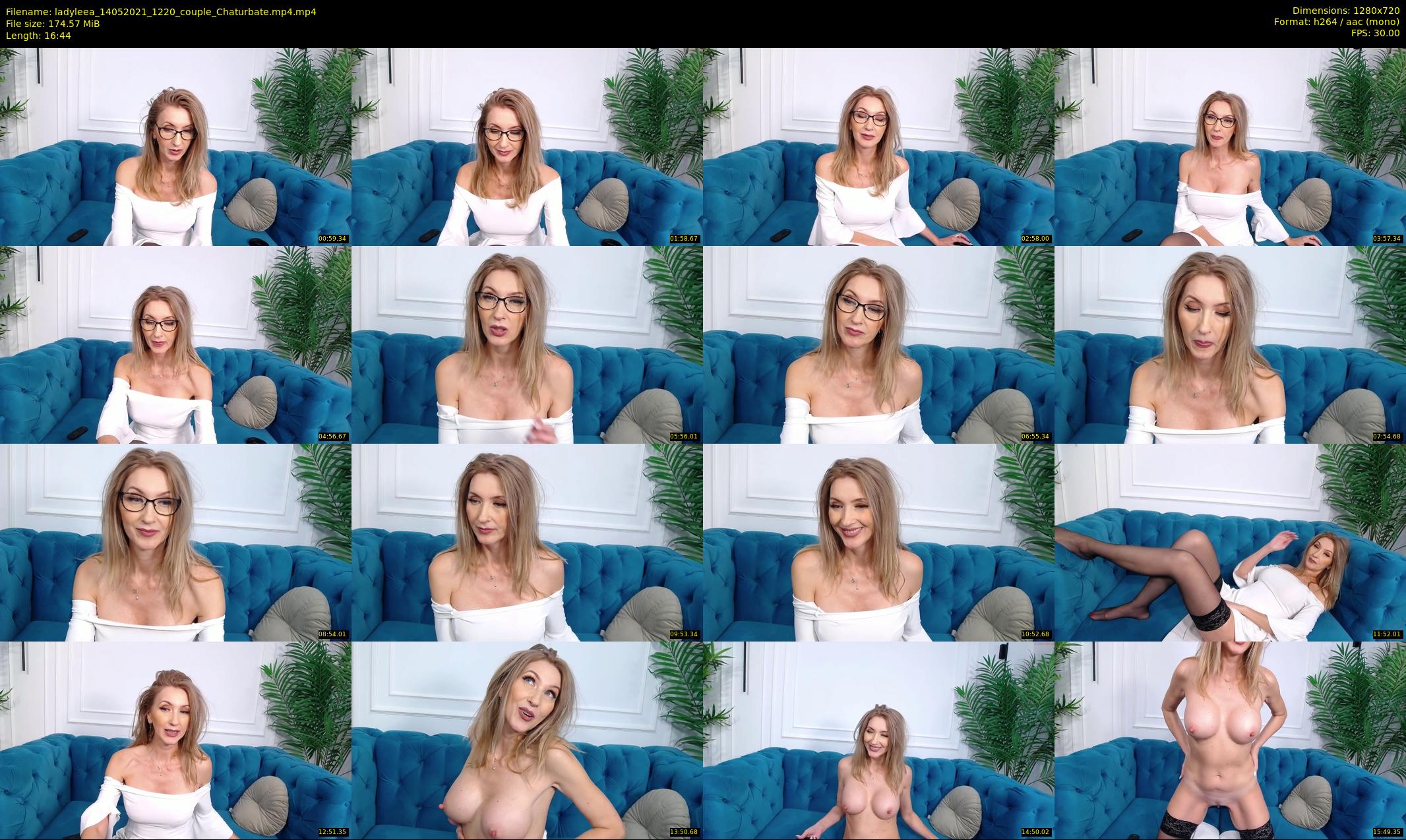 ladyleea — 17 minute Chaturbate female cam show recording, 720p, May 14, 2021