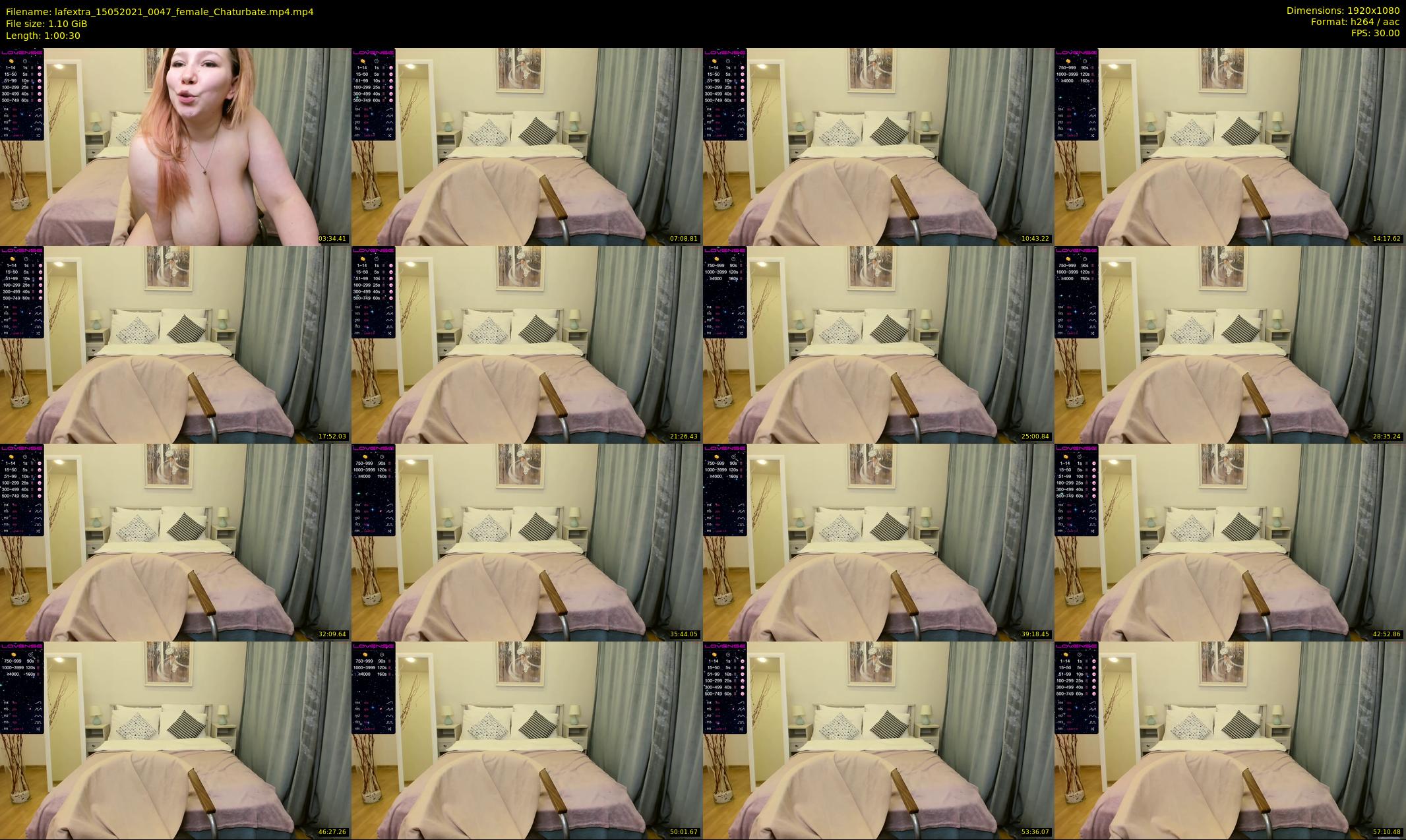 lafextra — 61 minute Chaturbate female cam show recording, 1080p, May 15, 2021