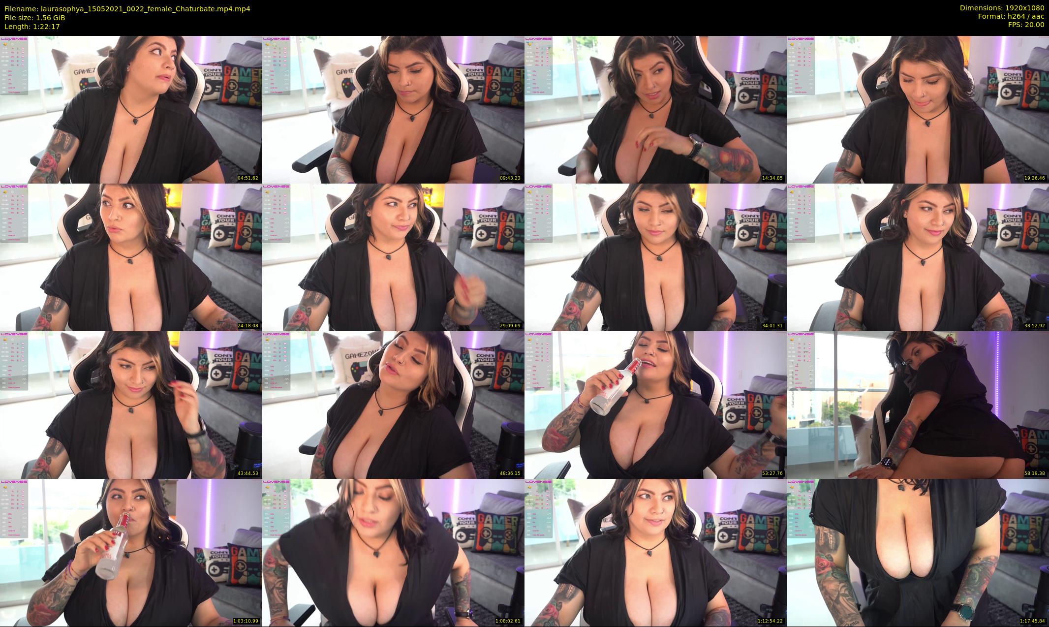 laurasophya — 83 minute Chaturbate female cam show recording, 1080p, May 15, 2021