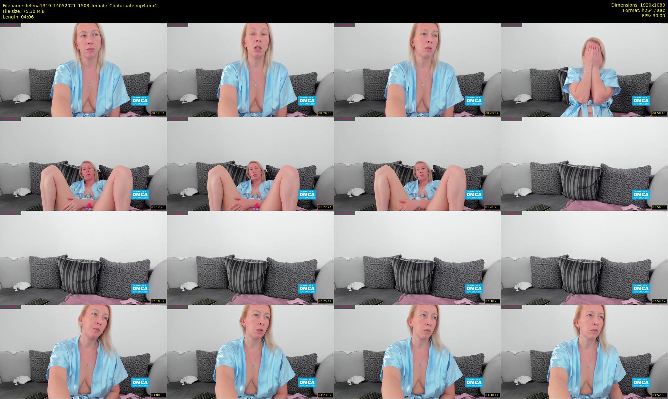 lelena1319 — 5 minute Chaturbate female cam show recording, 1080p, May 14, 2021
