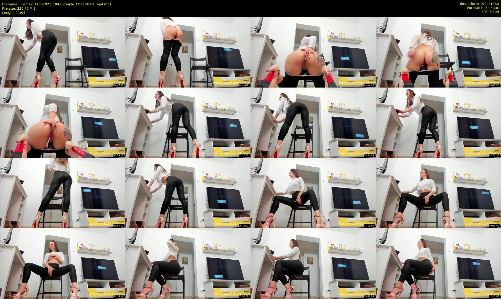 lillemax — 12 minute Chaturbate female cam show recording, 1080p, May 14, 2021