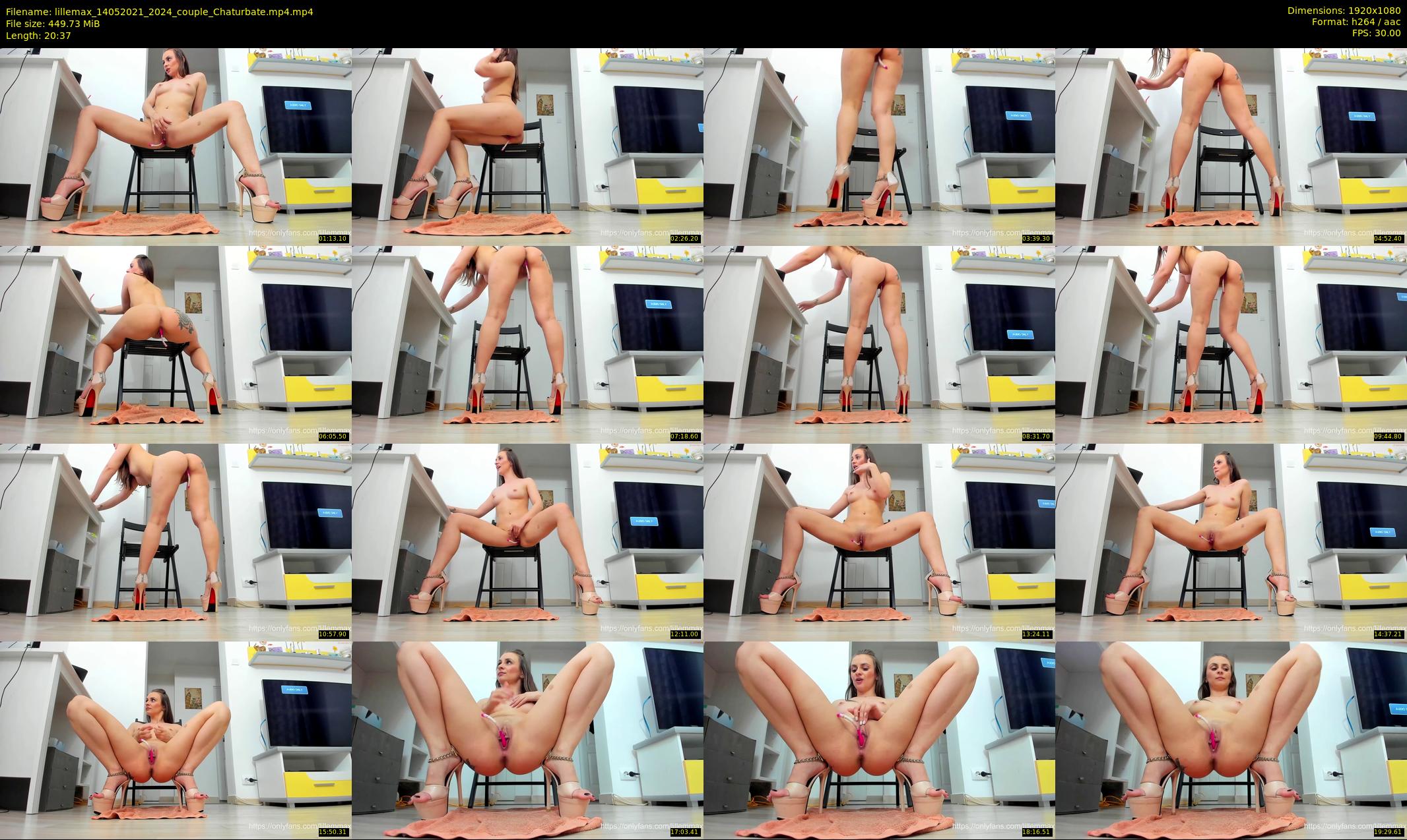 lillemax — 21 minute Chaturbate female cam show recording, 1080p, May 14, 2021