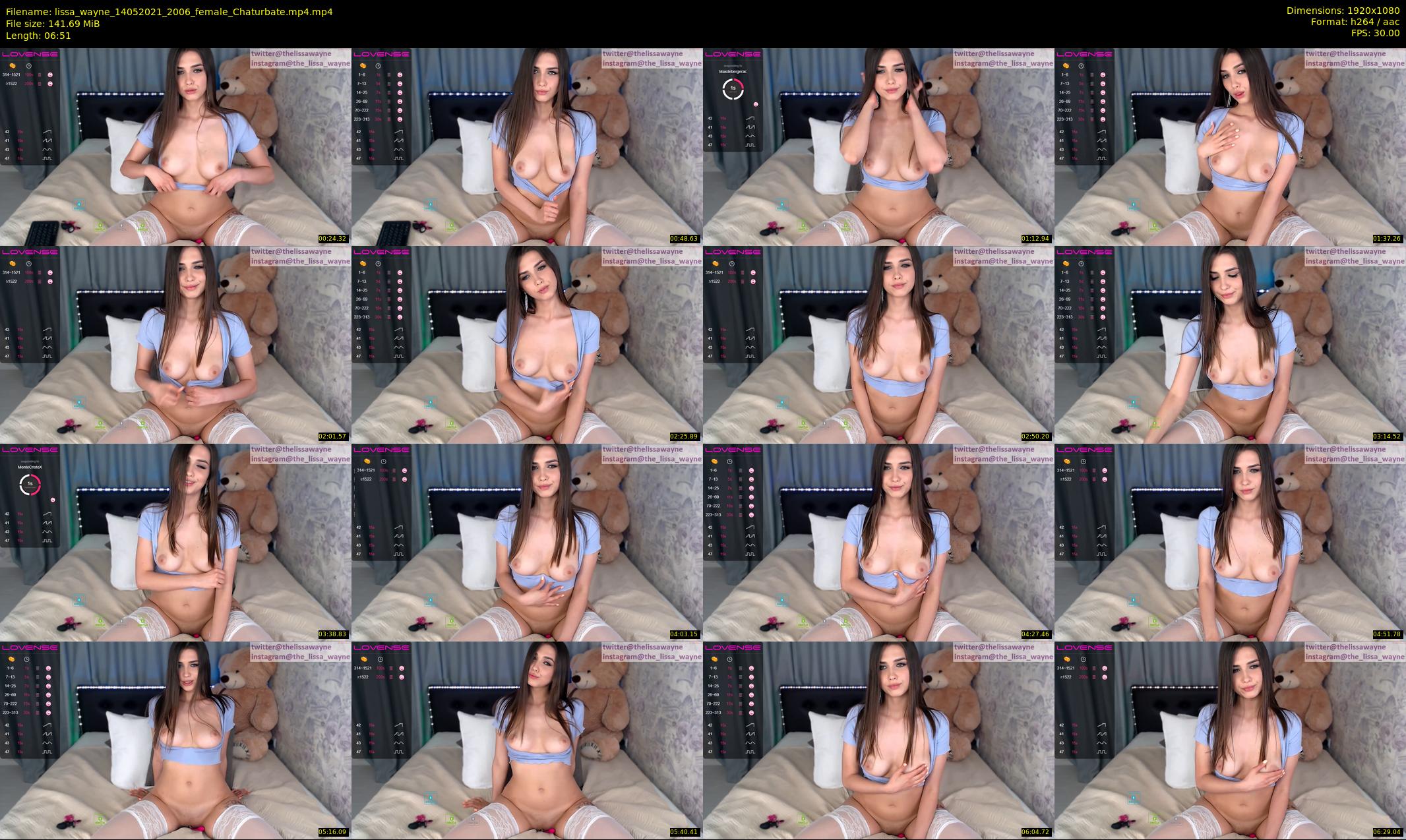 lissa_wayne — 7 minute Chaturbate female cam show recording, 1080p, May 14, 2021