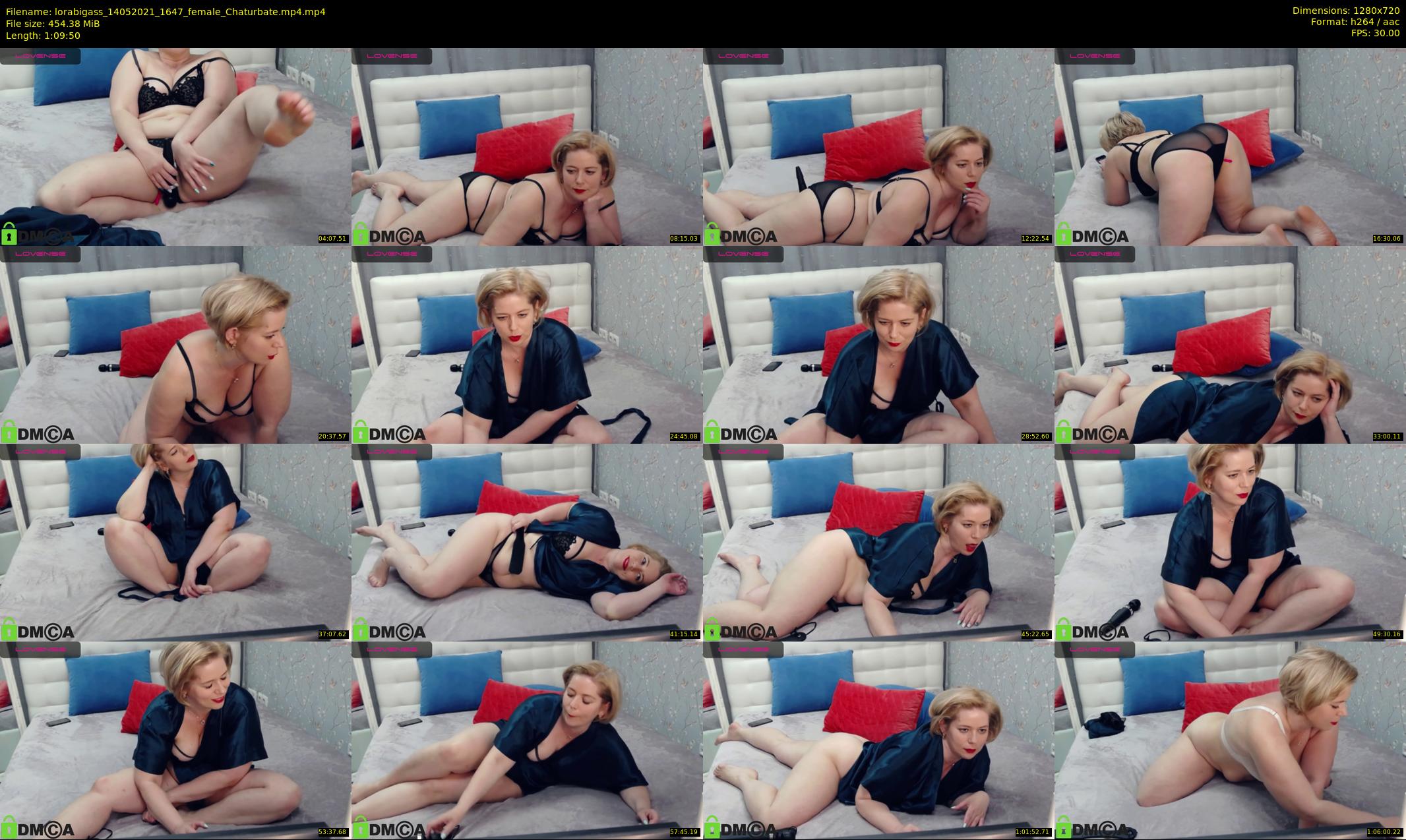 lorabigass — 70 minute Chaturbate female cam show recording, 720p, May 14, 2021
