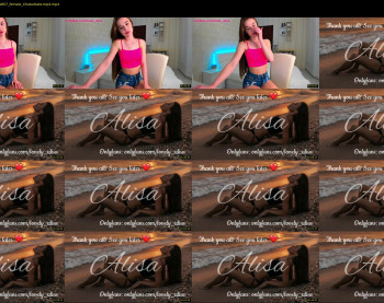 lovely__alisa — 6 minute Chaturbate female cam show recording, 1080p, May 14, 2021