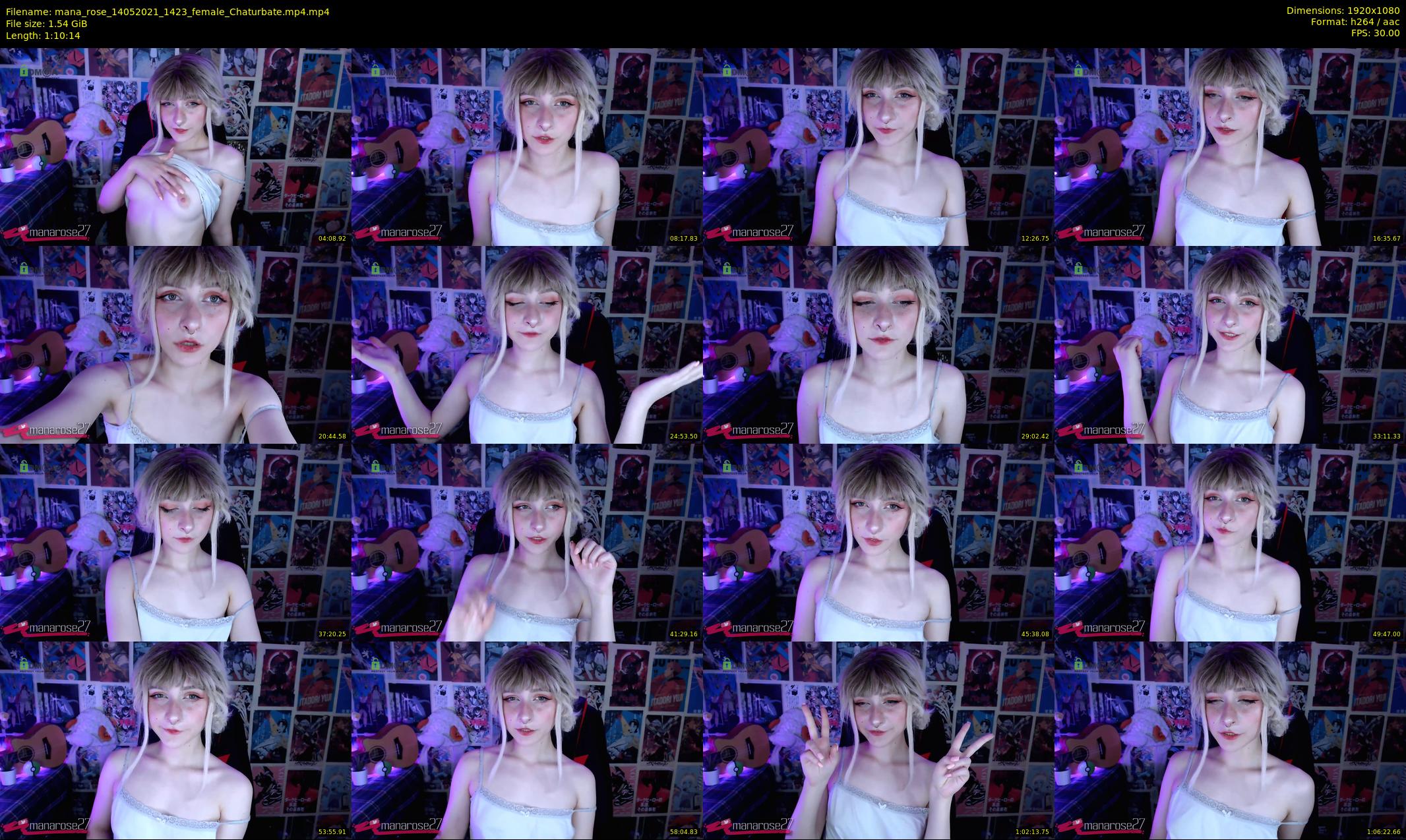 mana_rose — 71 minute Chaturbate female cam show recording, 1080p, May 14, 2021