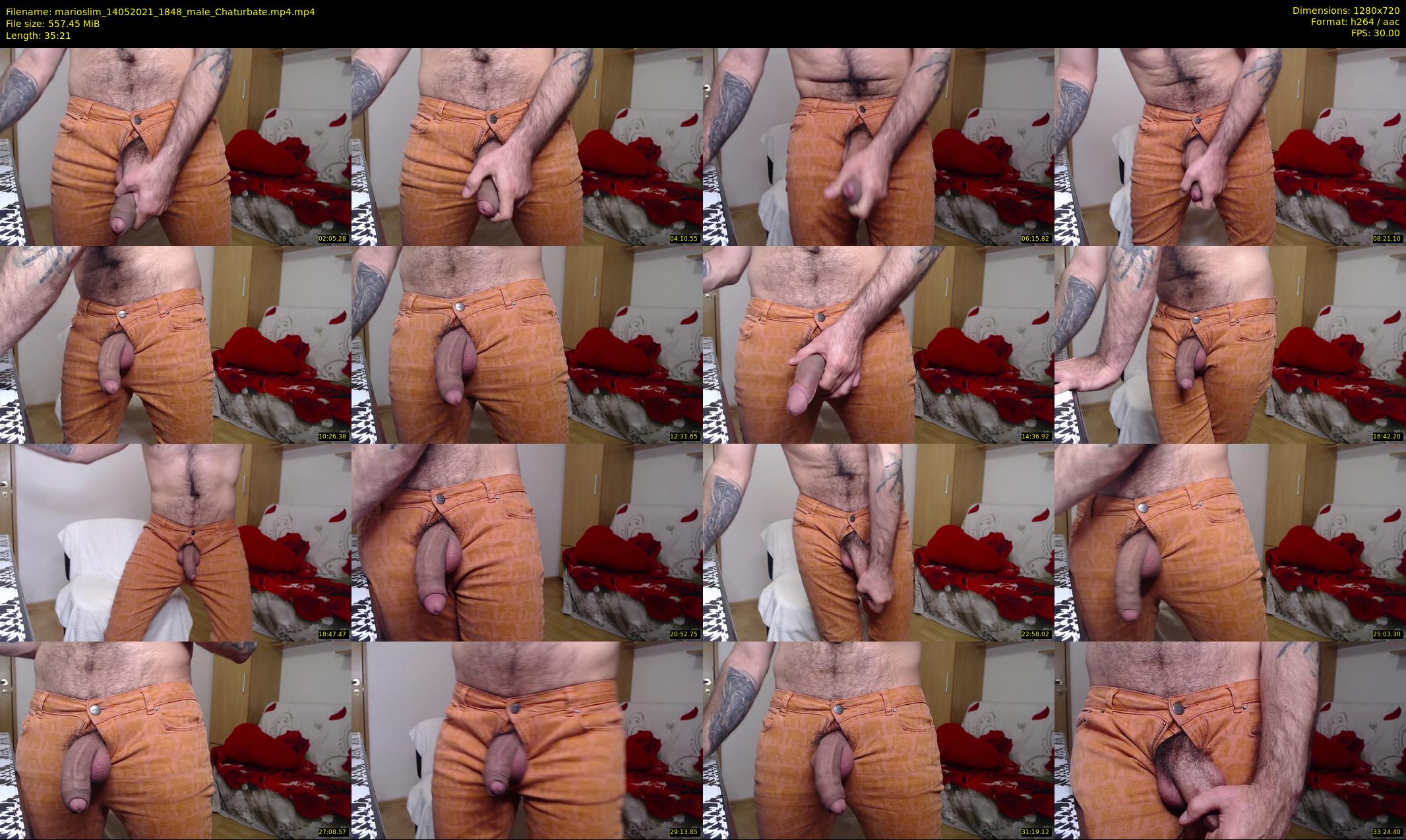 marioslim — 36 minute Chaturbate male cam show recording, 720p, May 14, 2021