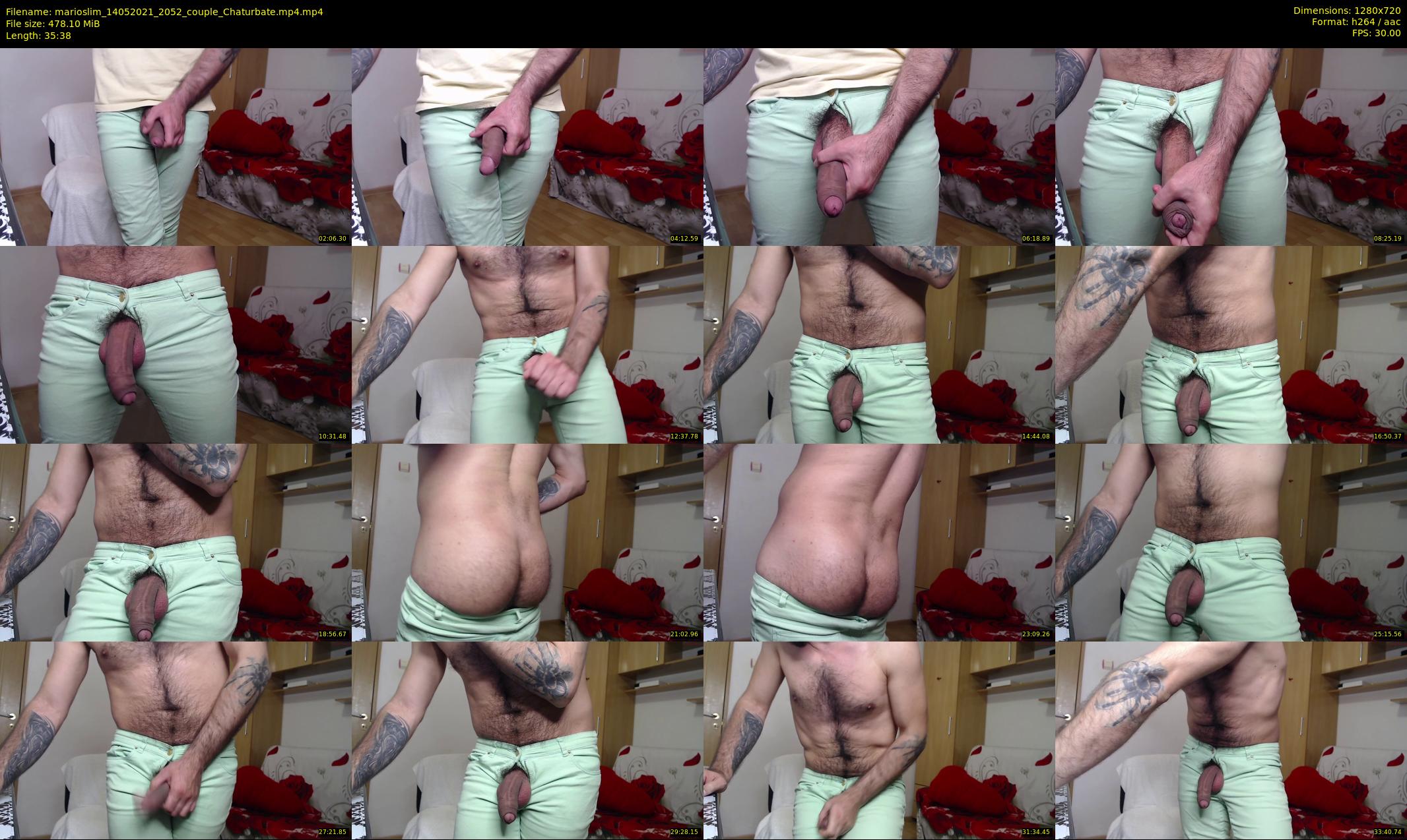marioslim — 36 minute Chaturbate male cam show recording, 720p, May 14, 2021