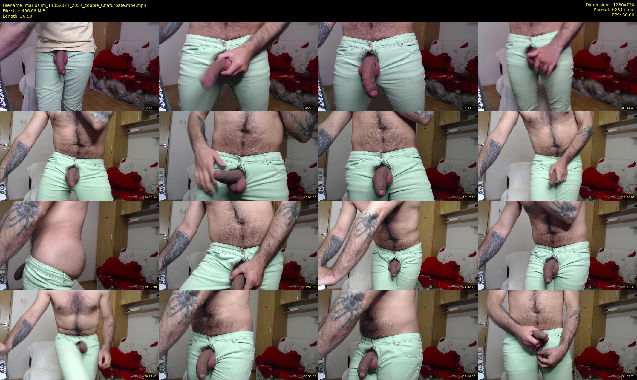 marioslim — 37 minute Chaturbate male cam show recording, 720p, May 14, 2021