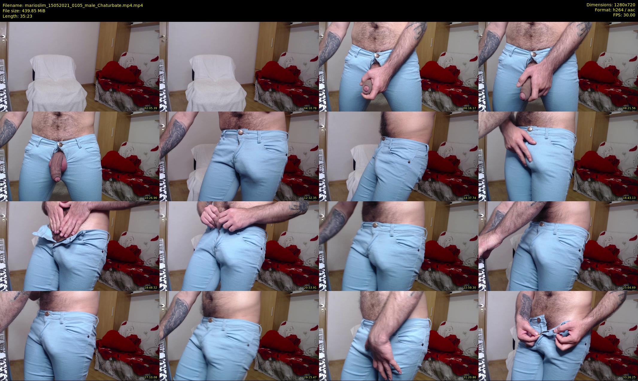 marioslim — 36 minute Chaturbate male cam show recording, 720p, May 15, 2021
