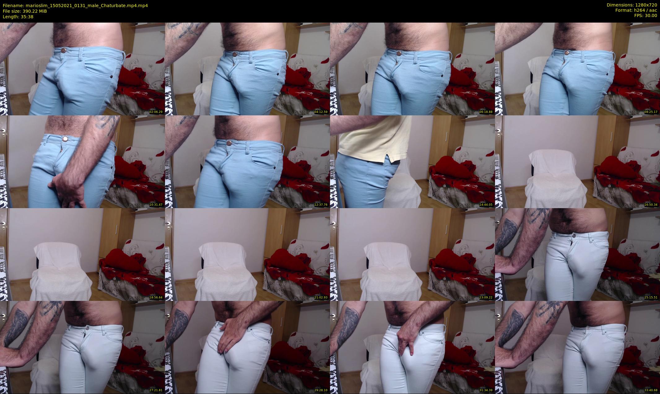marioslim — 36 minute Chaturbate male cam show recording, 720p, May 15, 2021