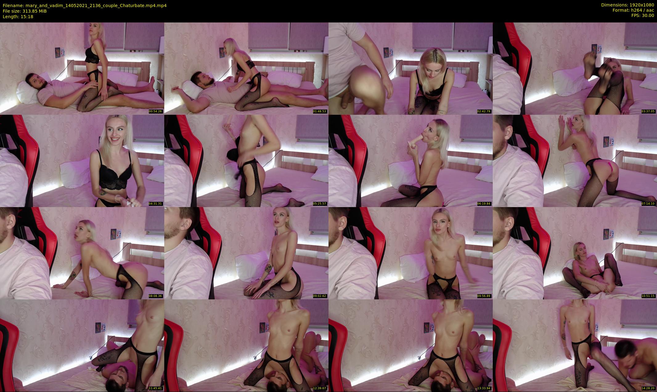 mary_and_vadim — 16 minute Chaturbate couple cam show recording, 1080p, May 14, 2021