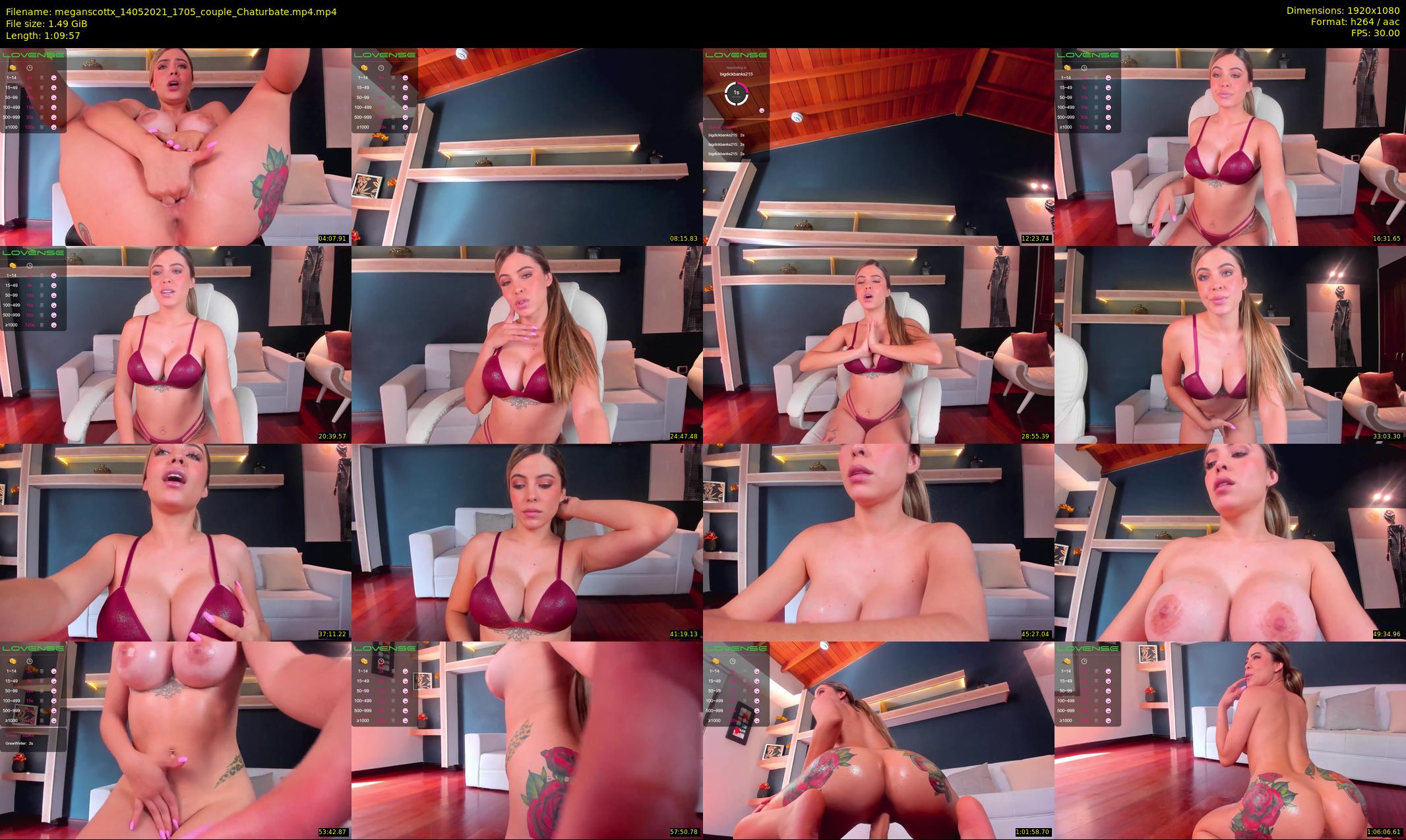meganscottx — 70 minute Chaturbate female cam show recording, 1080p, May 14, 2021