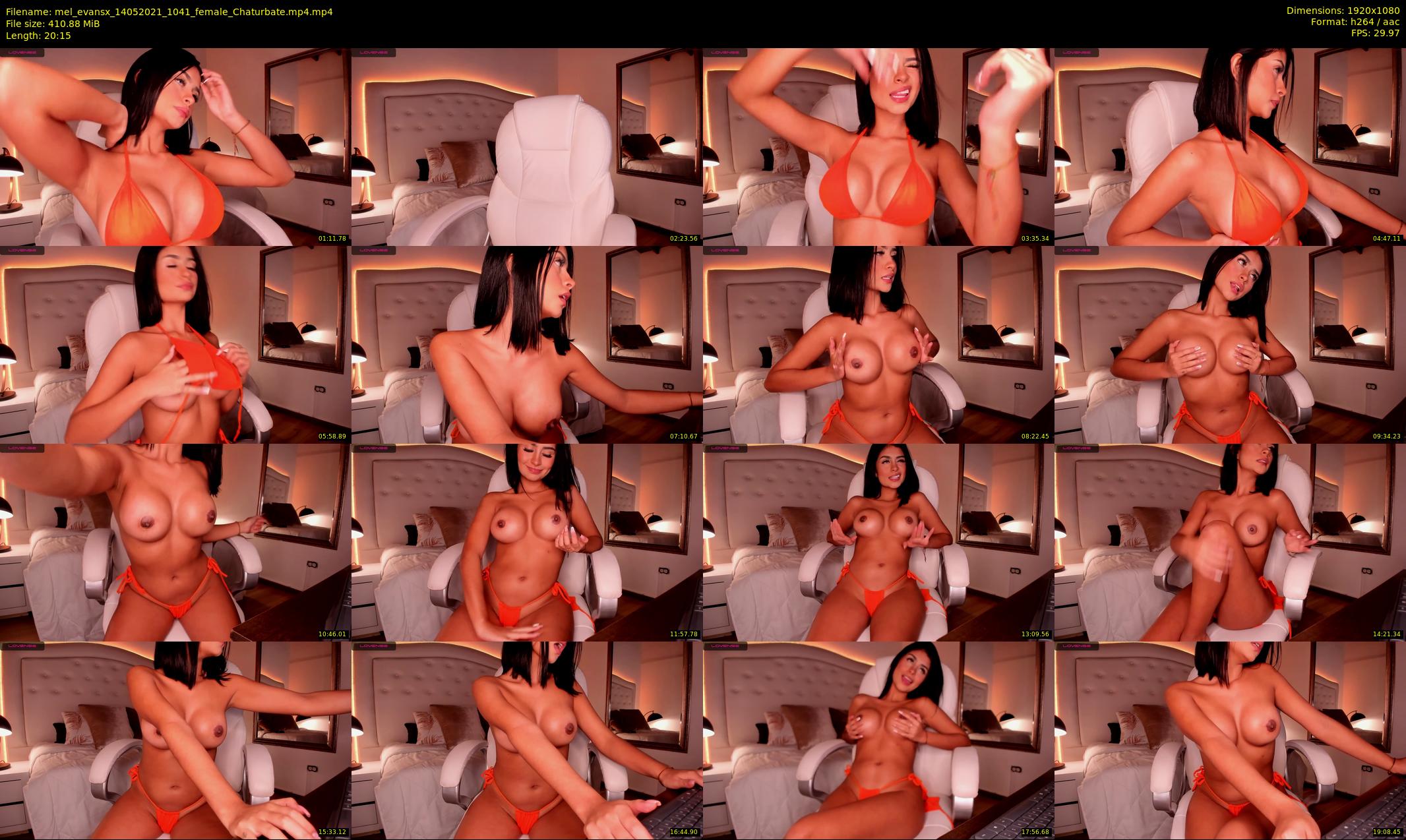 mel_evansx — 21 minute Chaturbate female cam show recording, 1080p, May 14, 2021