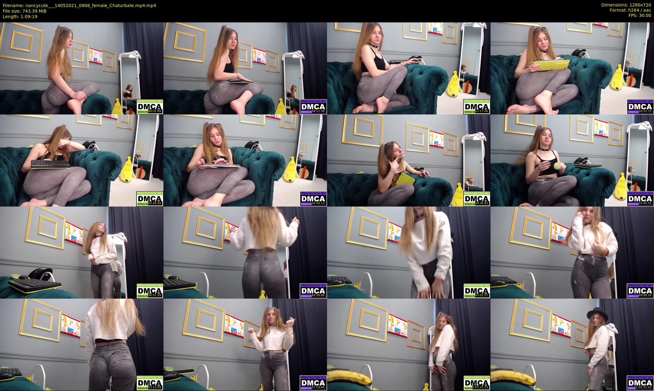 nancycute__ — 70 minute Chaturbate female cam show recording, 720p, May 14, 2021