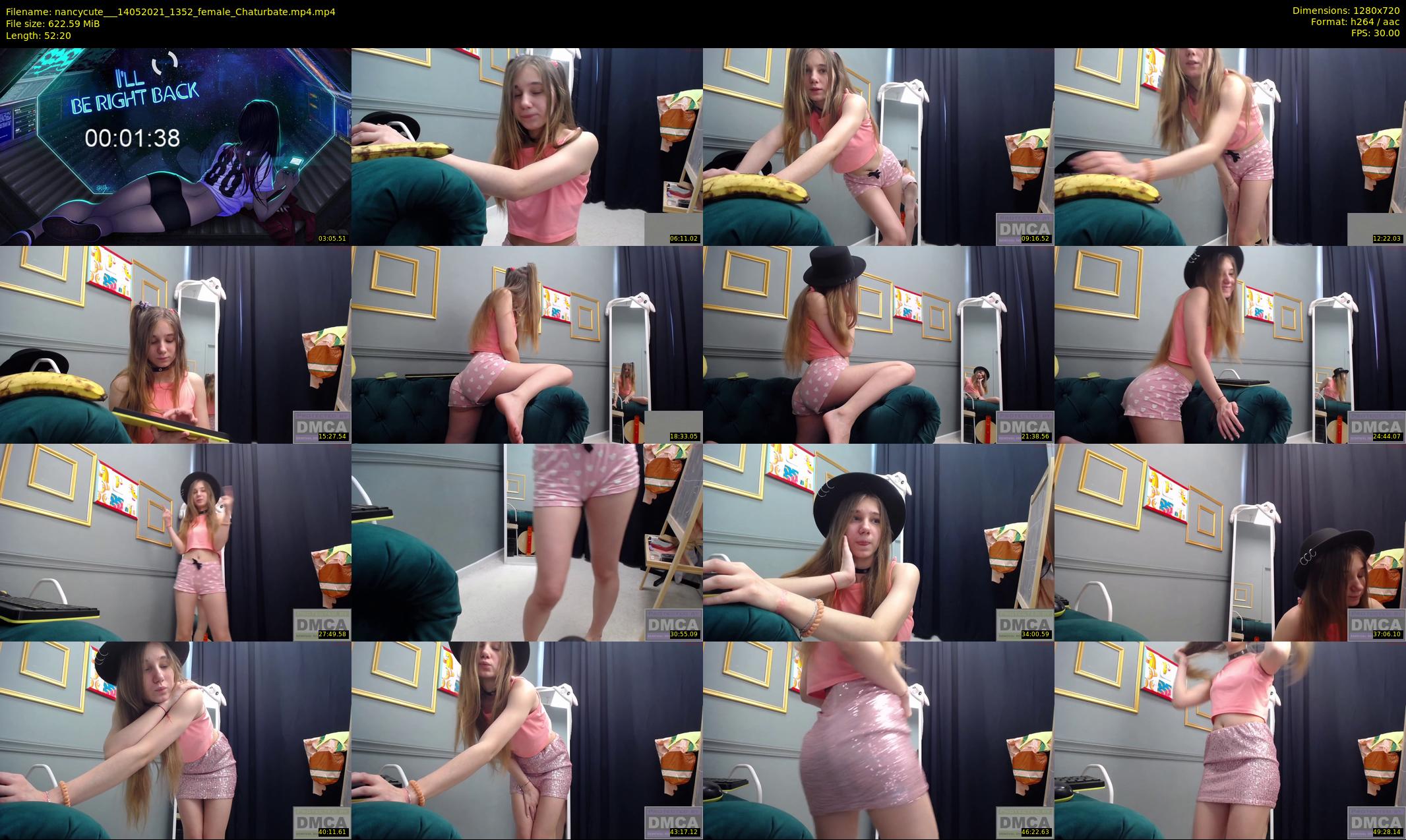 nancycute__ — 53 minute Chaturbate female cam show recording, 720p, May 14, 2021