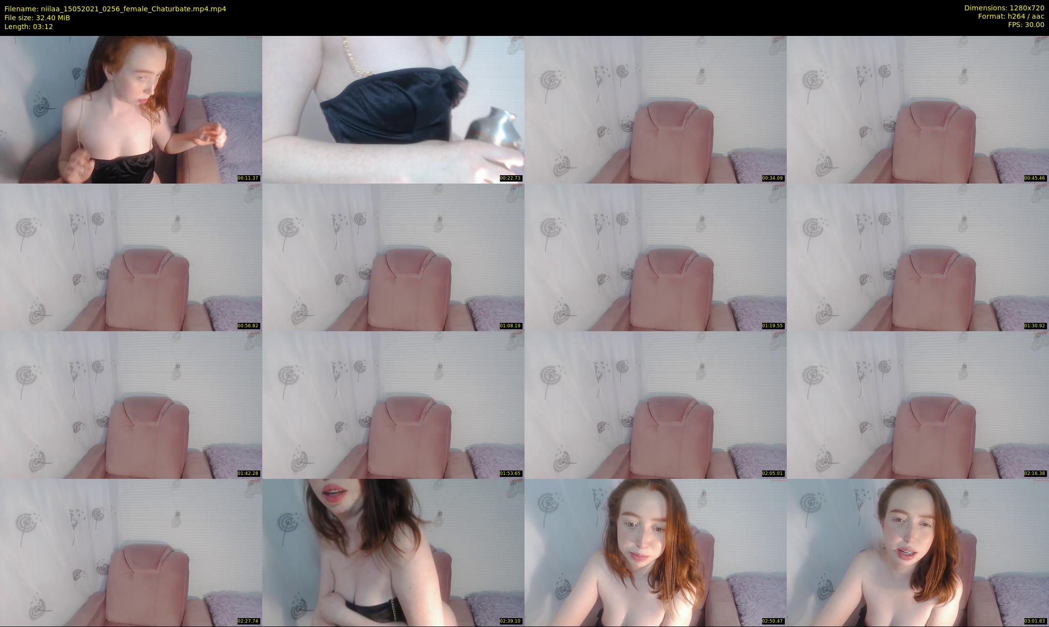 niilaa — 4 minute Chaturbate female cam show recording, 720p, May 15, 2021