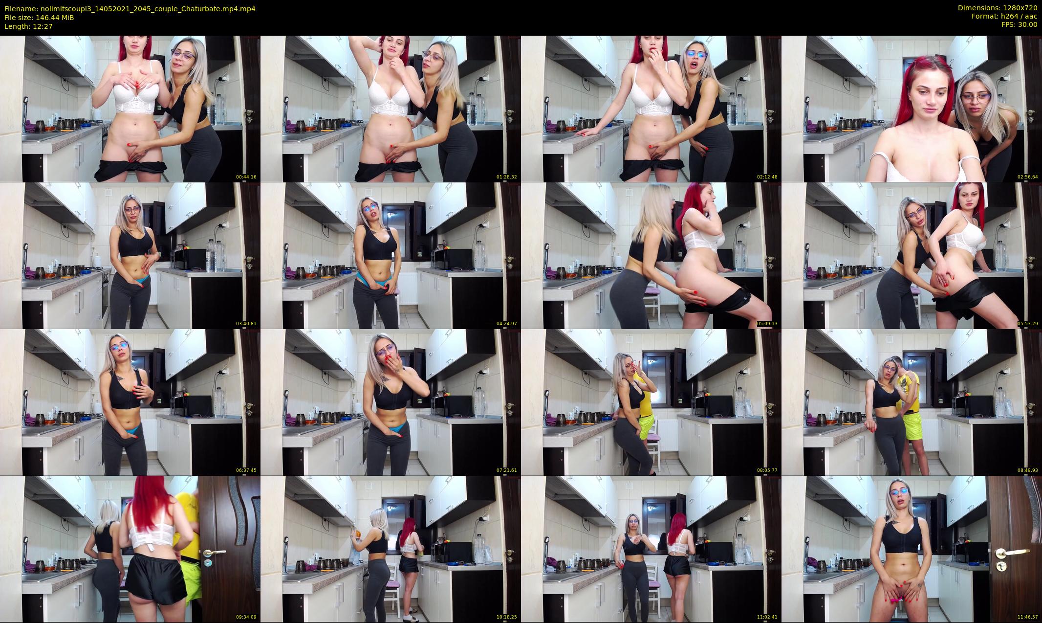 nolimitscoupl3 — 13 minute Chaturbate couple cam show recording, 720p, May 14, 2021