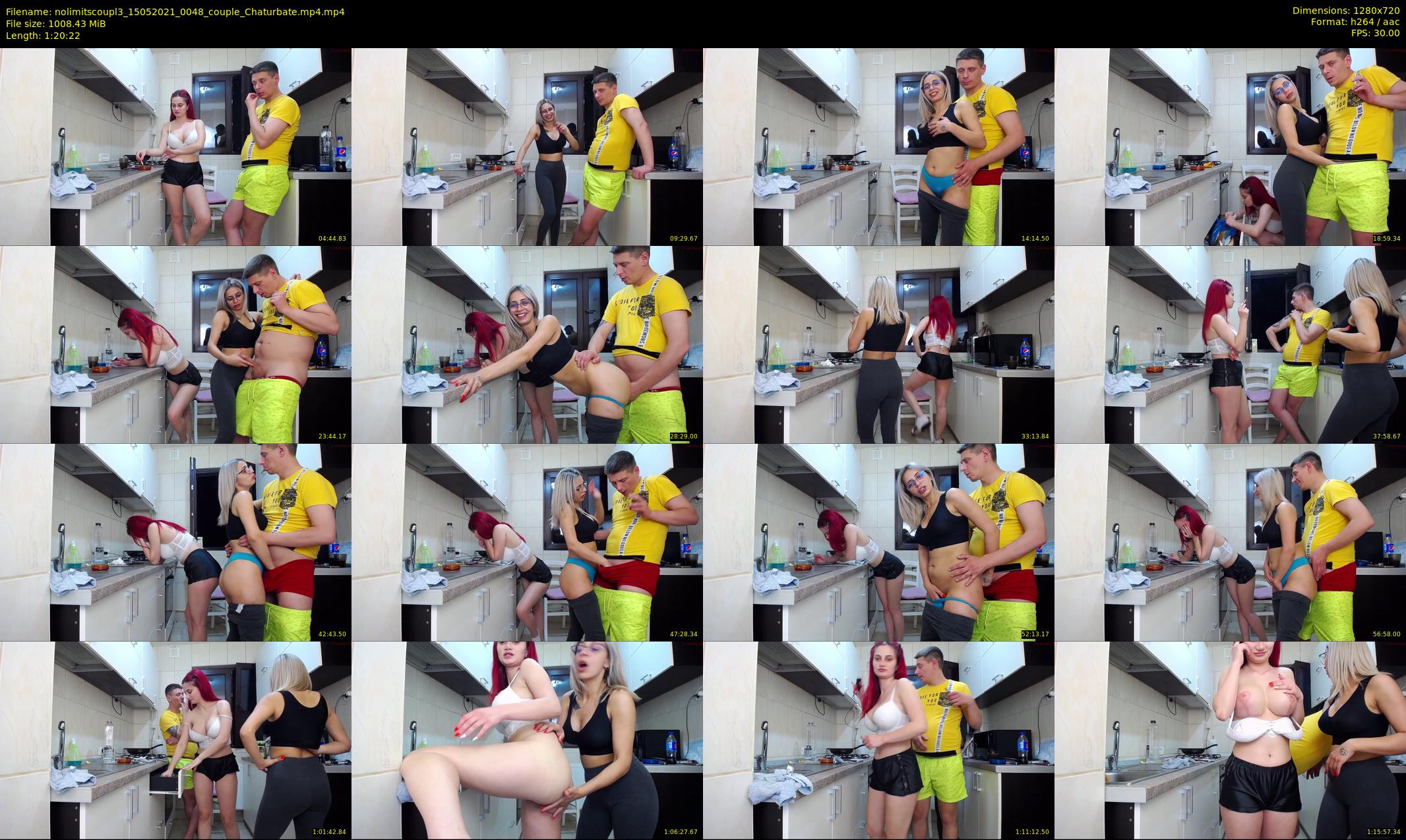 nolimitscoupl3 — 81 minute Chaturbate couple cam show recording, 720p, May 15, 2021