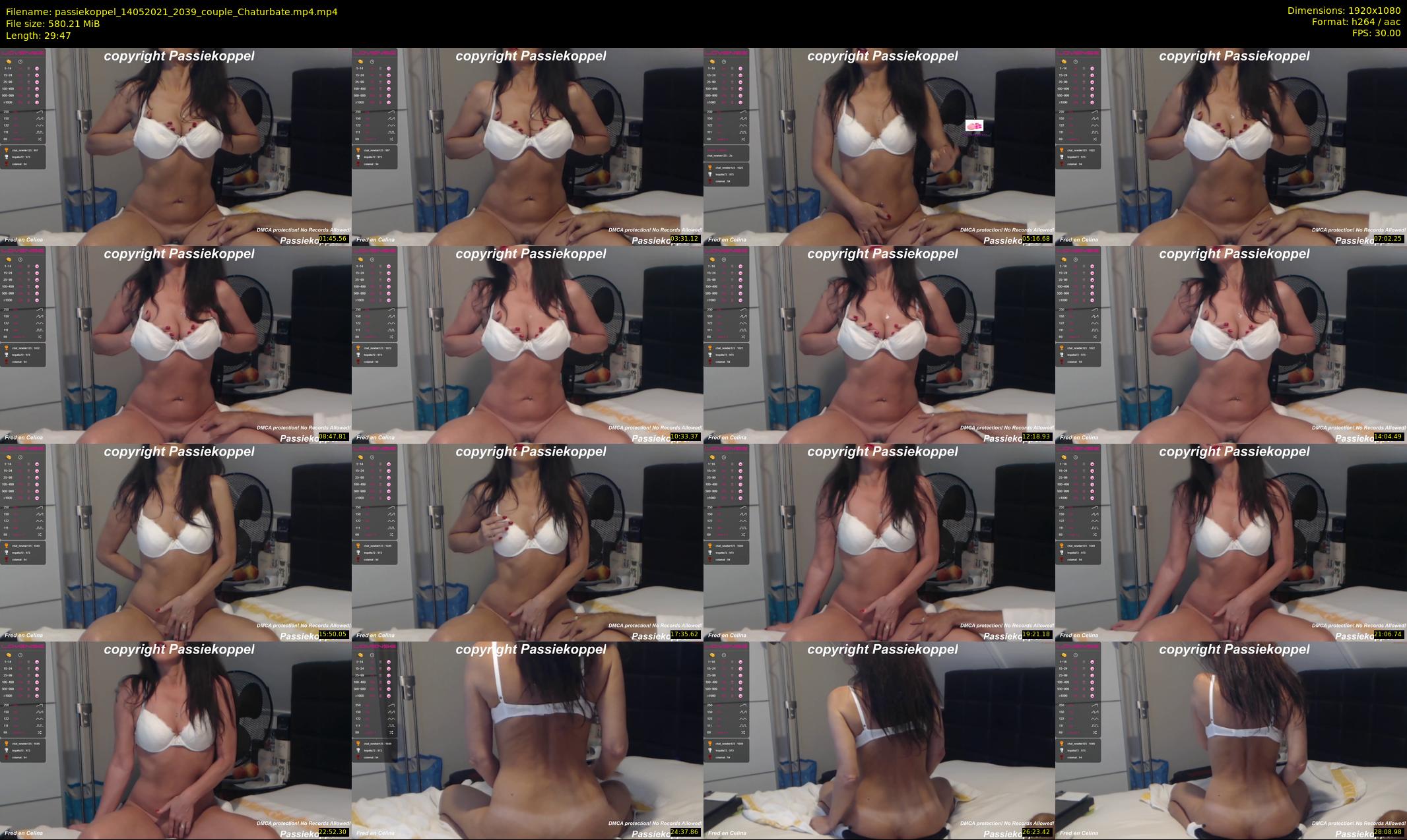 passiekoppel — 30 minute Chaturbate couple cam show recording, 1080p, May 14, 2021