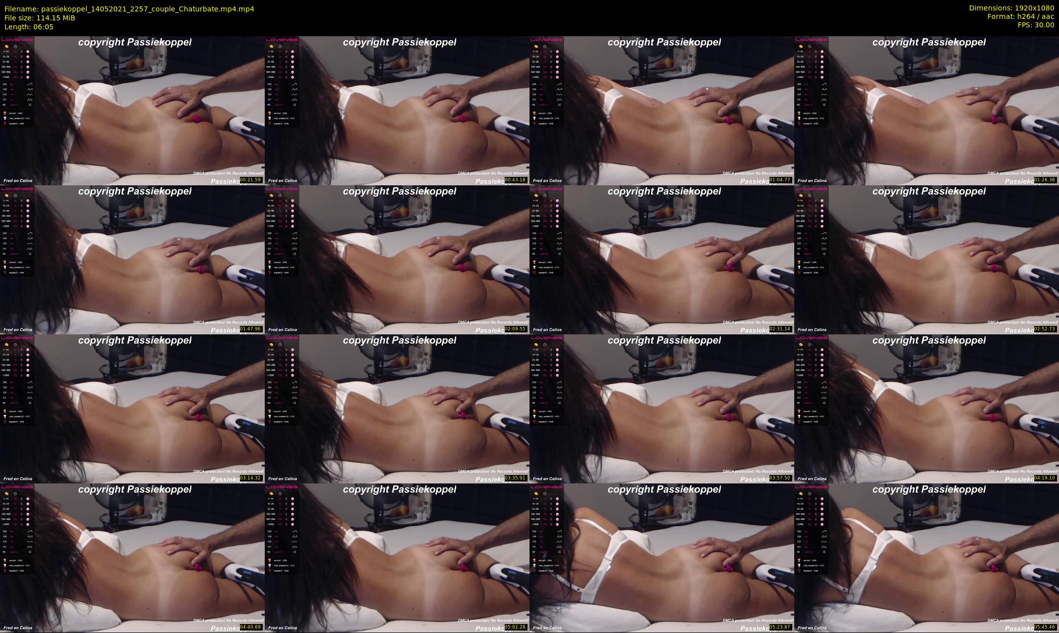 passiekoppel — 7 minute Chaturbate couple cam show recording, 1080p, May 14, 2021