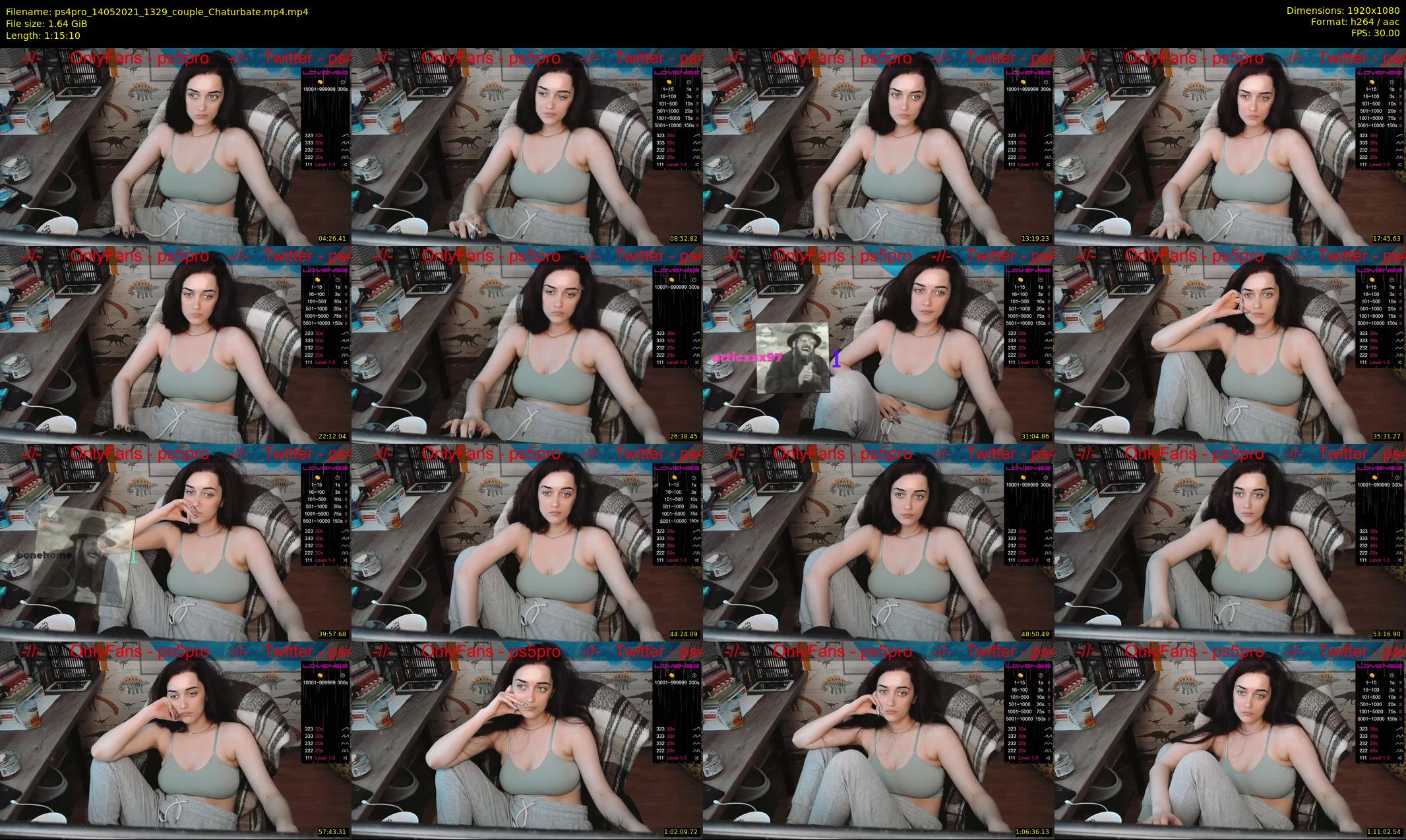 ps4pro — 76 minute Chaturbate female cam show recording, 1080p, May 14, 2021
