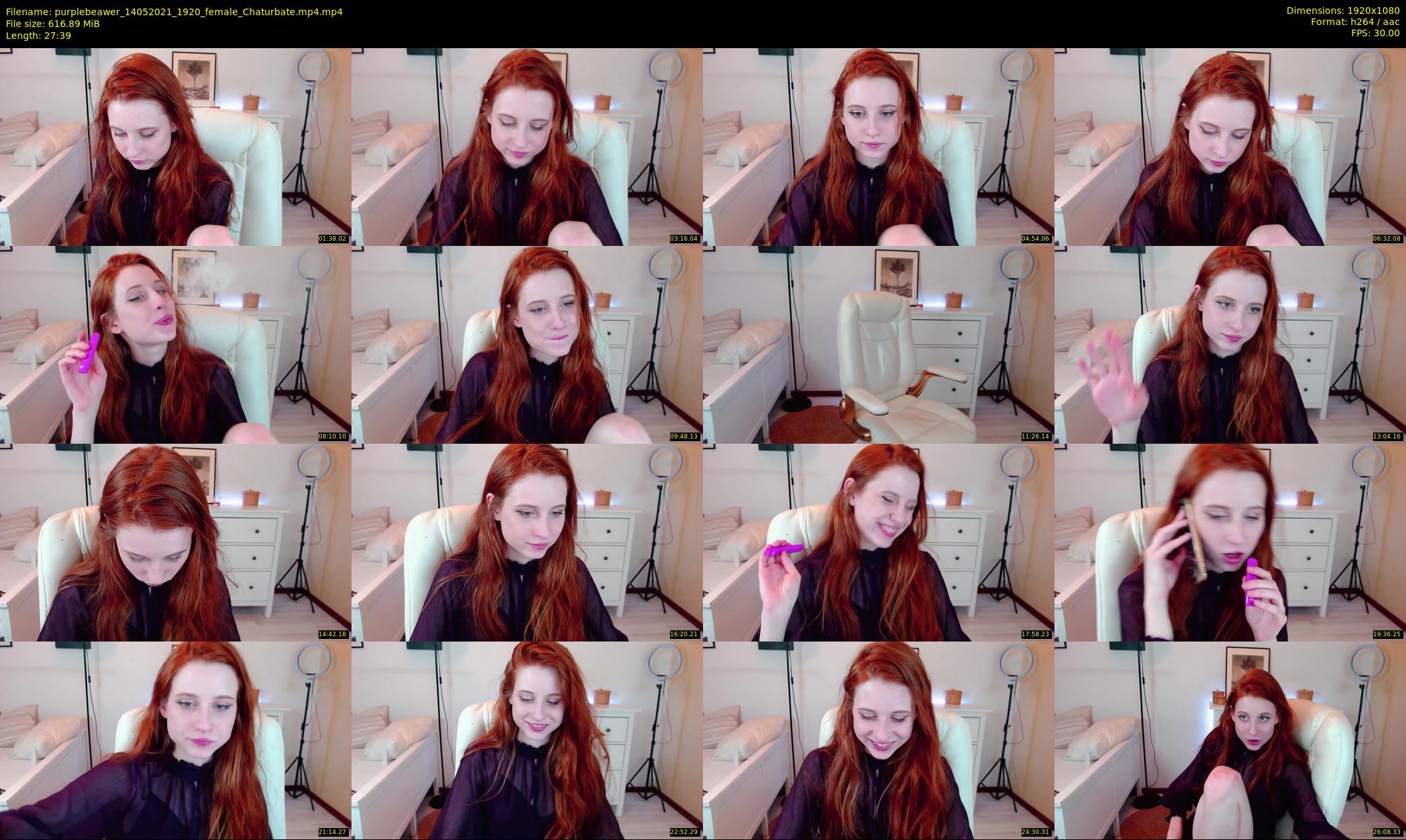 purplebeawer — 28 minute Chaturbate female cam show recording, 1080p, May 14, 2021