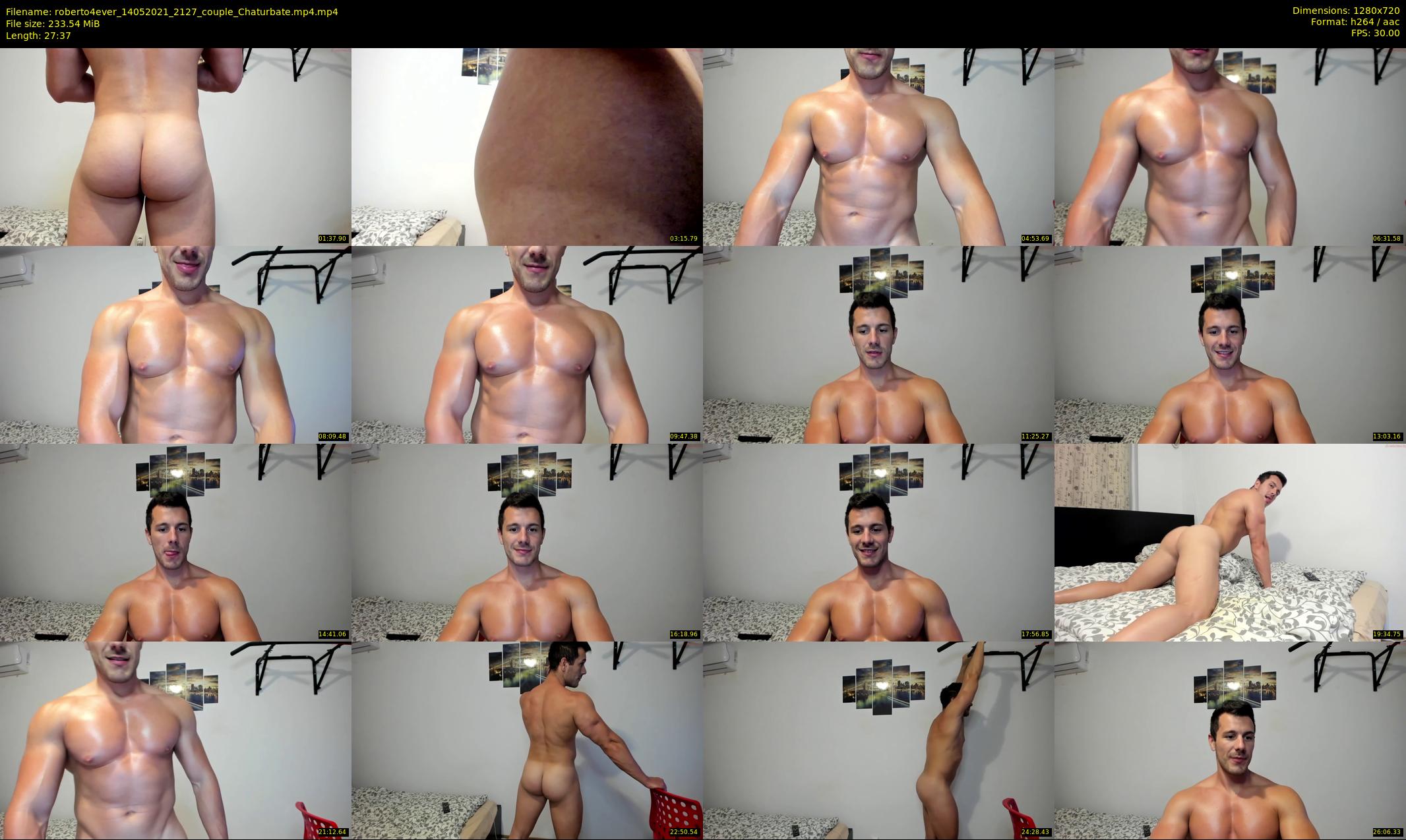 roberto4ever — 28 minute Chaturbate male cam show recording, 720p, May 14, 2021