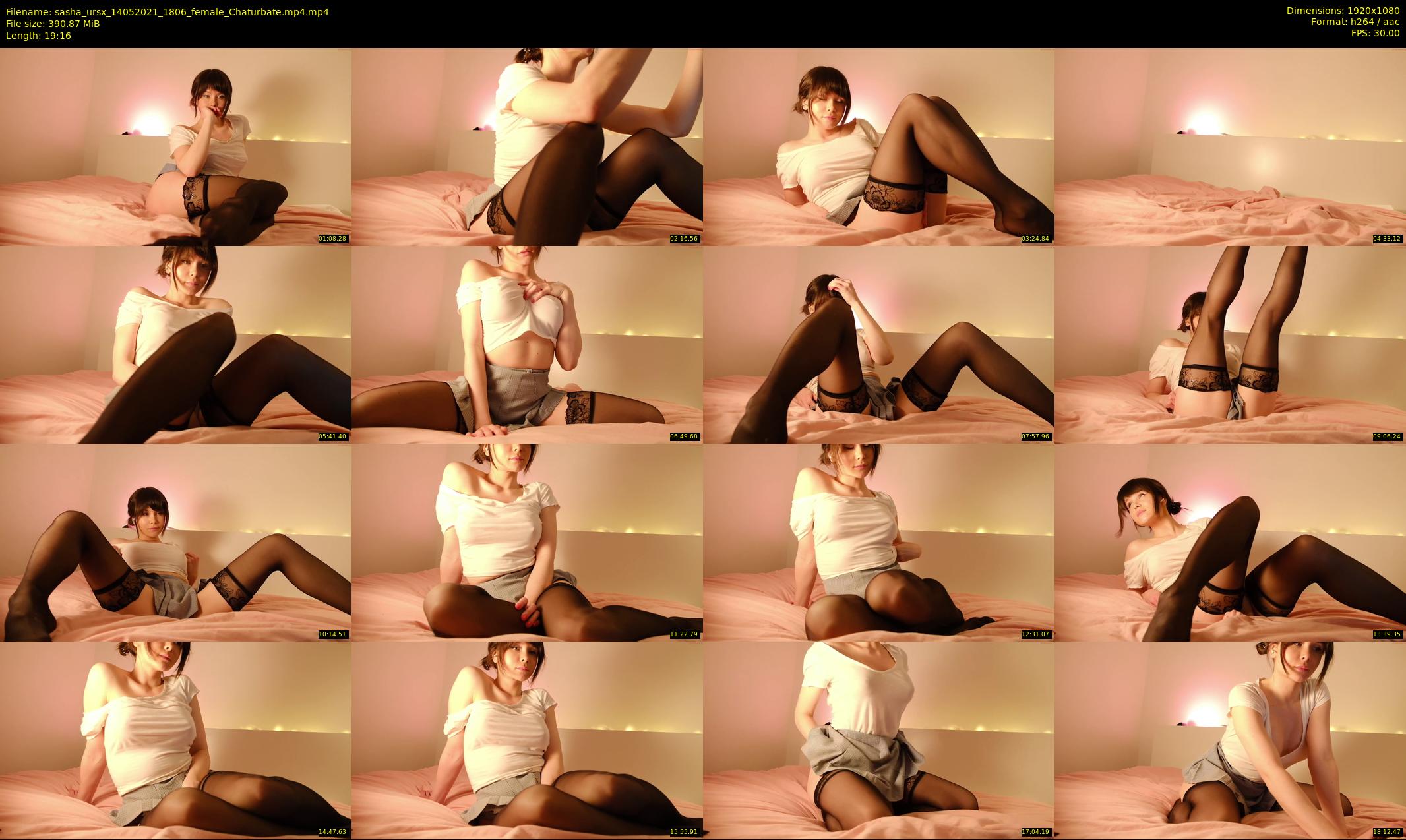 sasha_ursx — 20 minute Chaturbate female cam show recording, 1080p, May 14, 2021