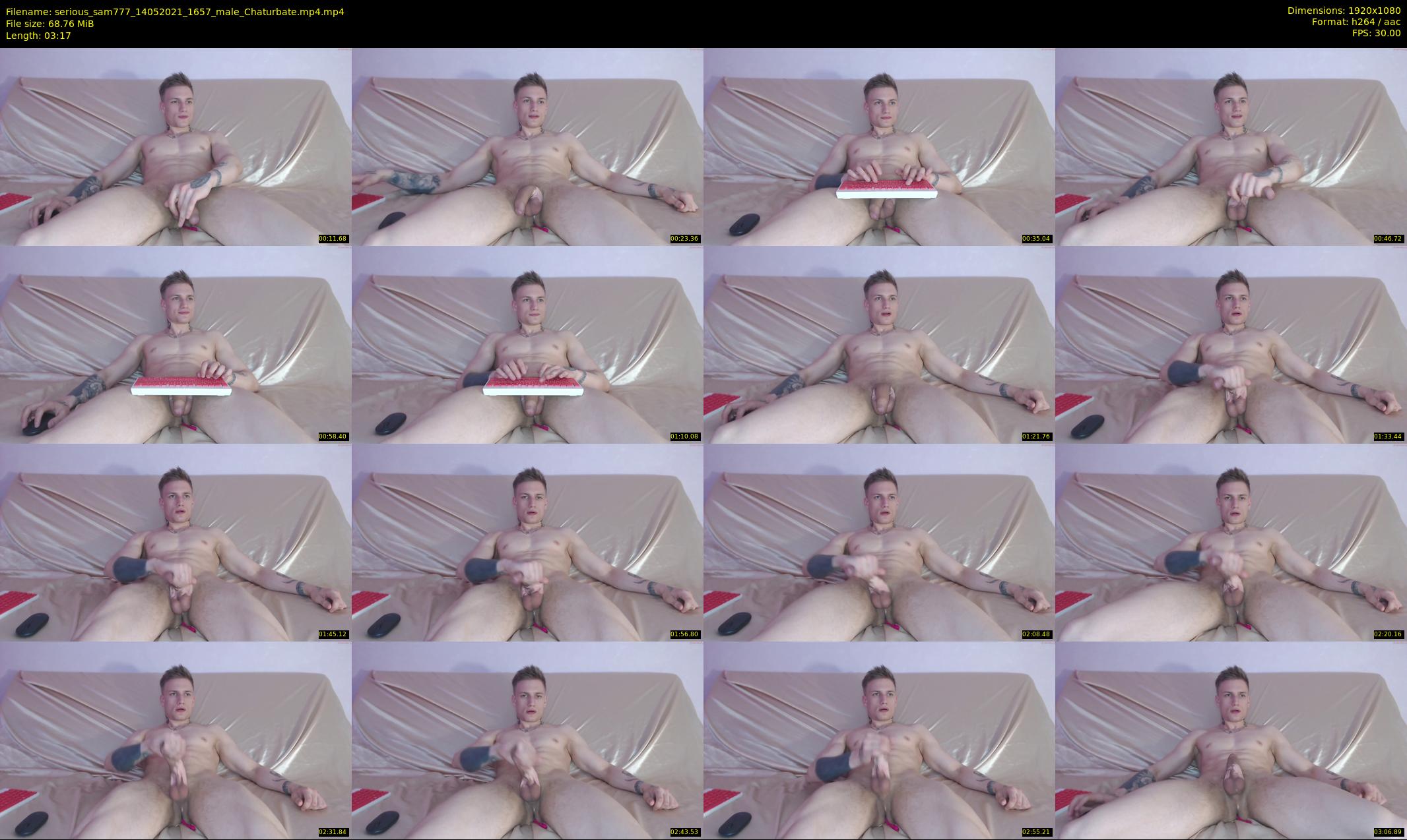 serious_sam777 — 4 minute Chaturbate male cam show recording, 1080p, May 14, 2021