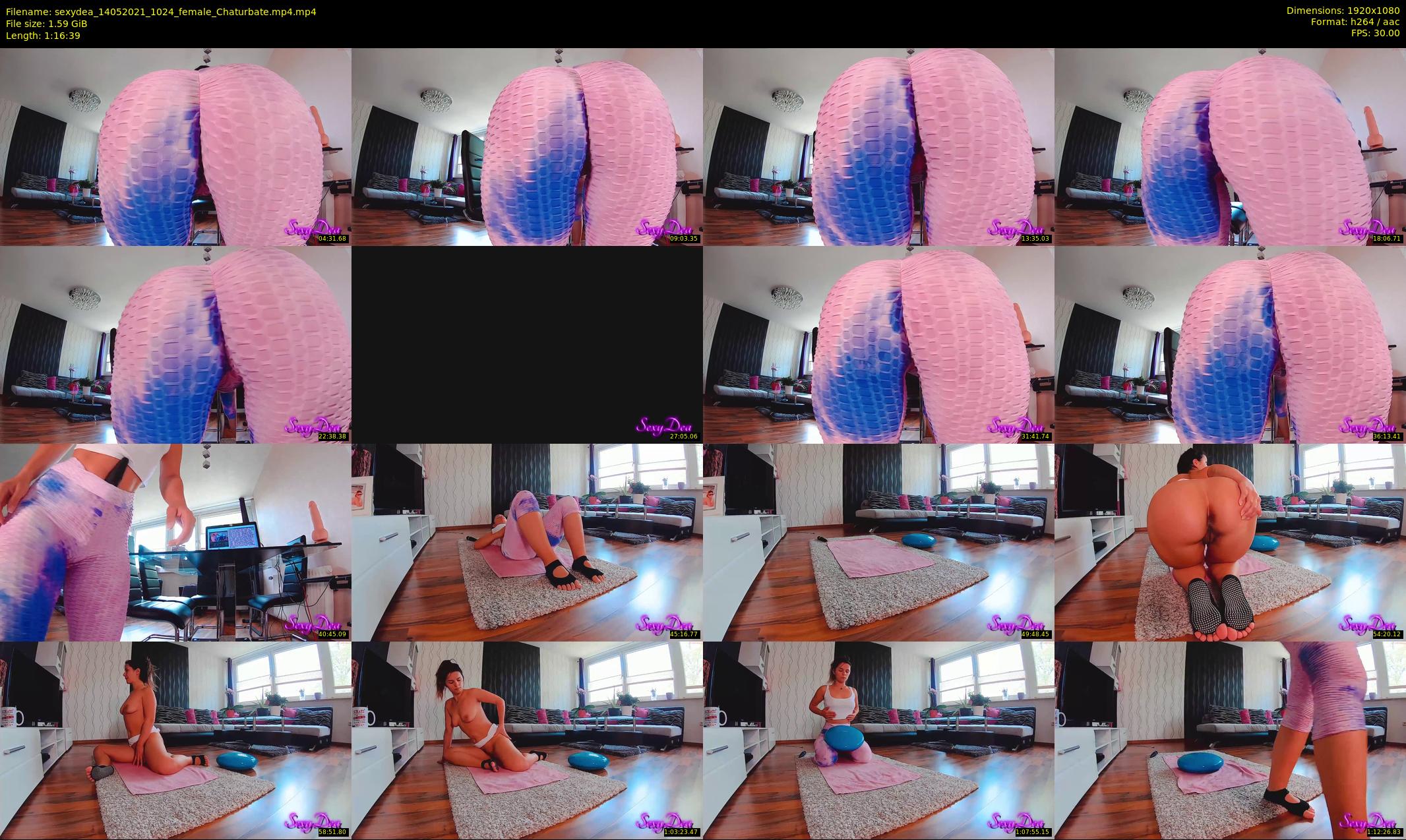 sexydea — 77 minute Chaturbate female cam show recording, 1080p, May 14, 2021