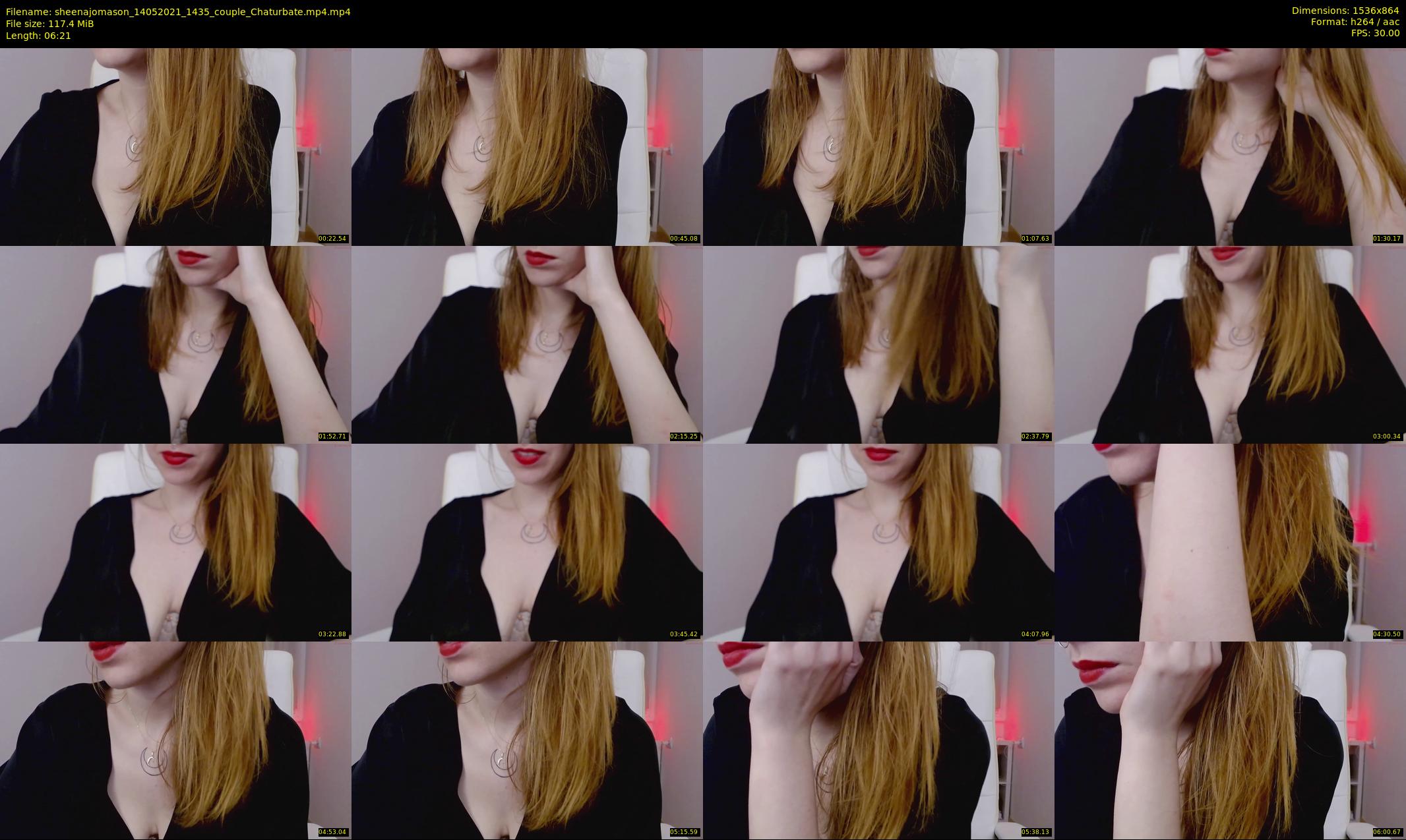 sheenajomason — 7 minute Chaturbate female cam show recording, 720p, May 14, 2021