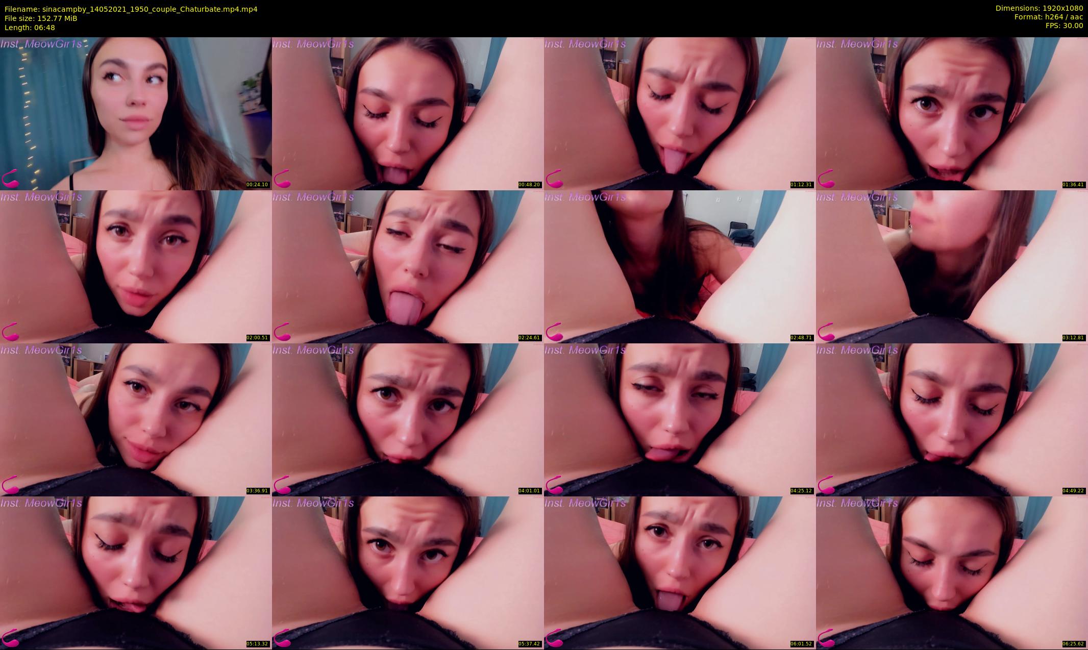 sinacampby — 7 minute Chaturbate couple cam show recording, 1080p, May 14, 2021