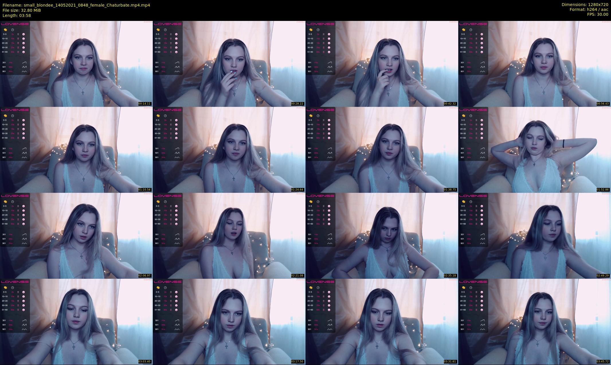 small_blondee — 4 minute Chaturbate female cam show recording, 720p, May 14, 2021