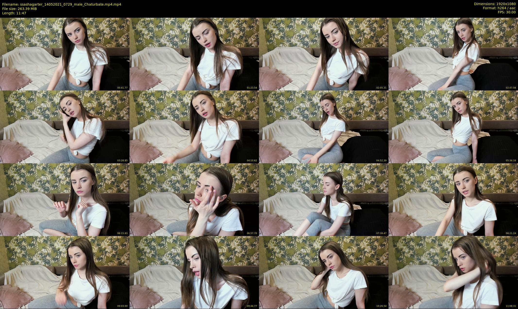 ssashagarter — 12 minute Chaturbate female cam show recording, 1080p, May 14, 2021