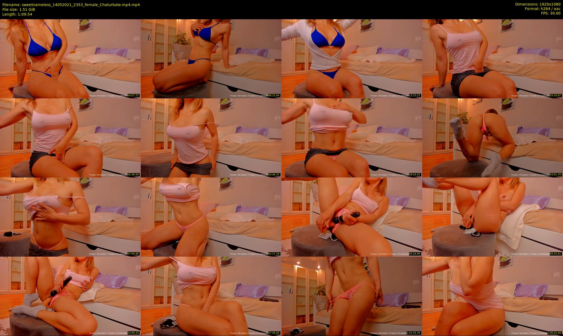sweetnameless — 70 minute Chaturbate couple cam show recording, 1080p, May 14, 2021