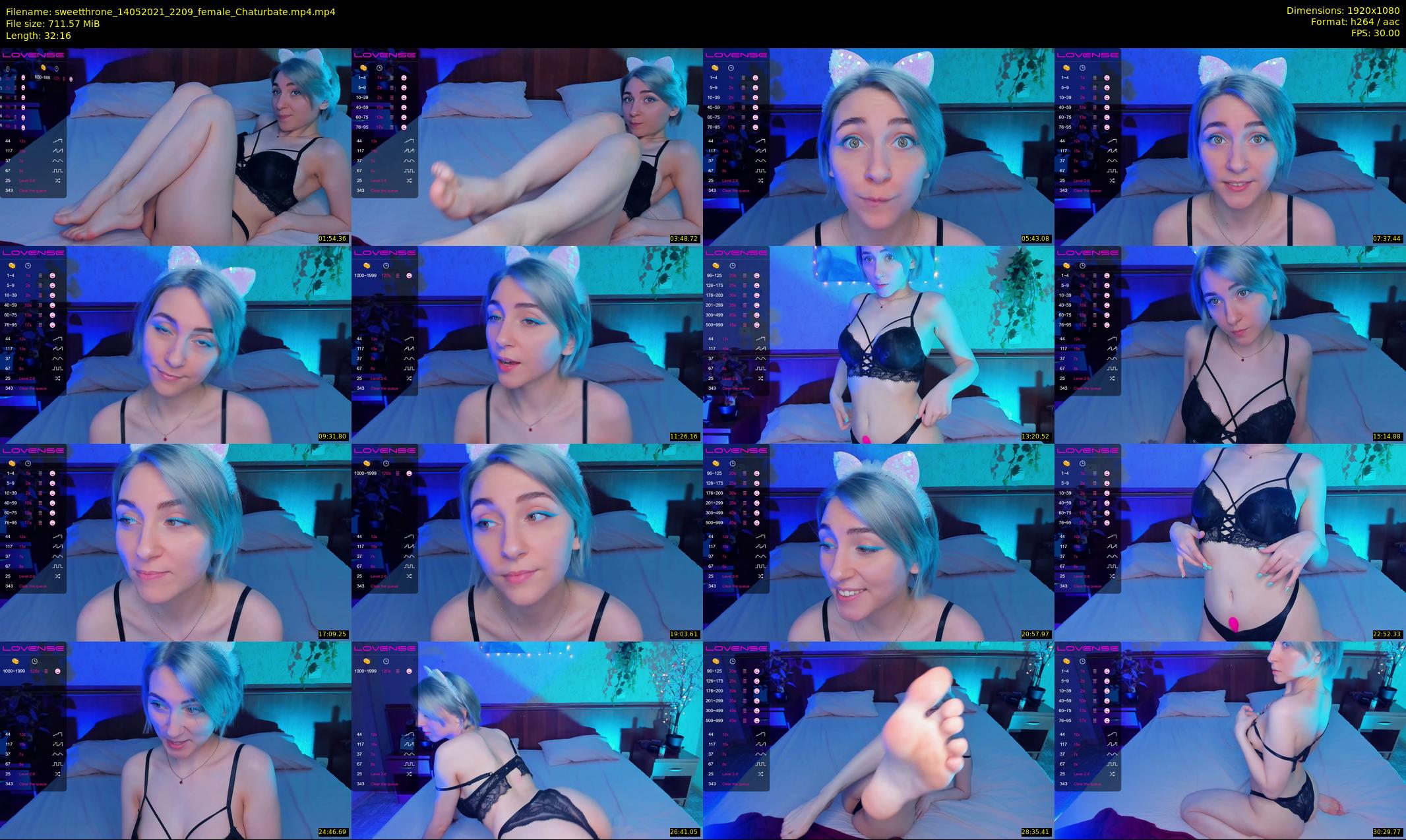 sweetthrone — 33 minute Chaturbate couple cam show recording, 1080p, May 14, 2021