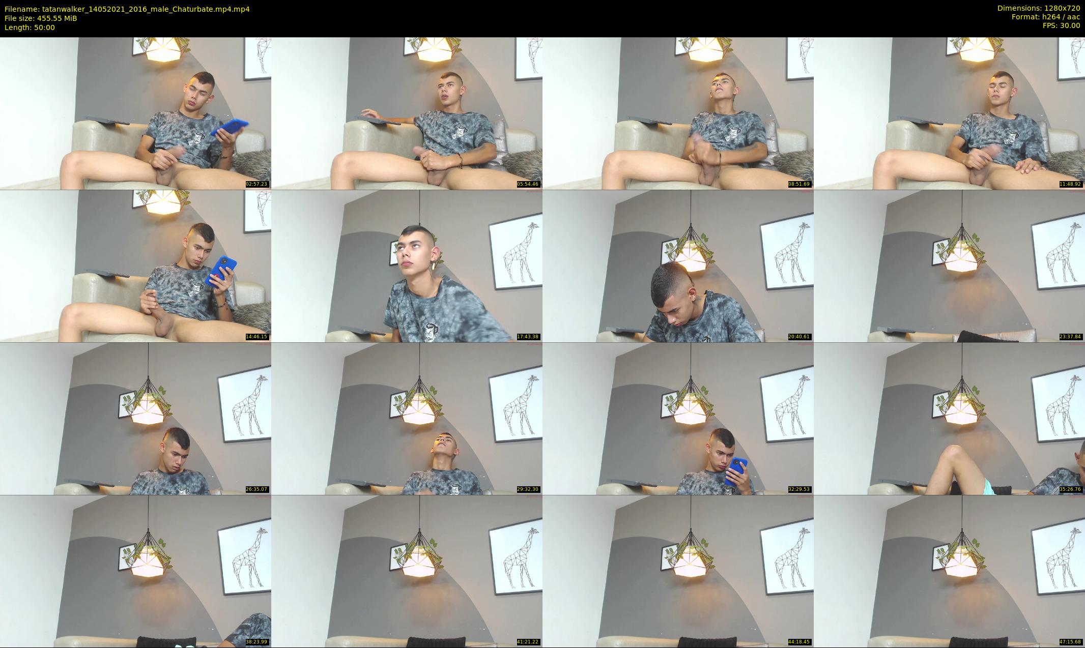 tatanwalker — 50 minute Chaturbate male cam show recording, 720p, May 14, 2021