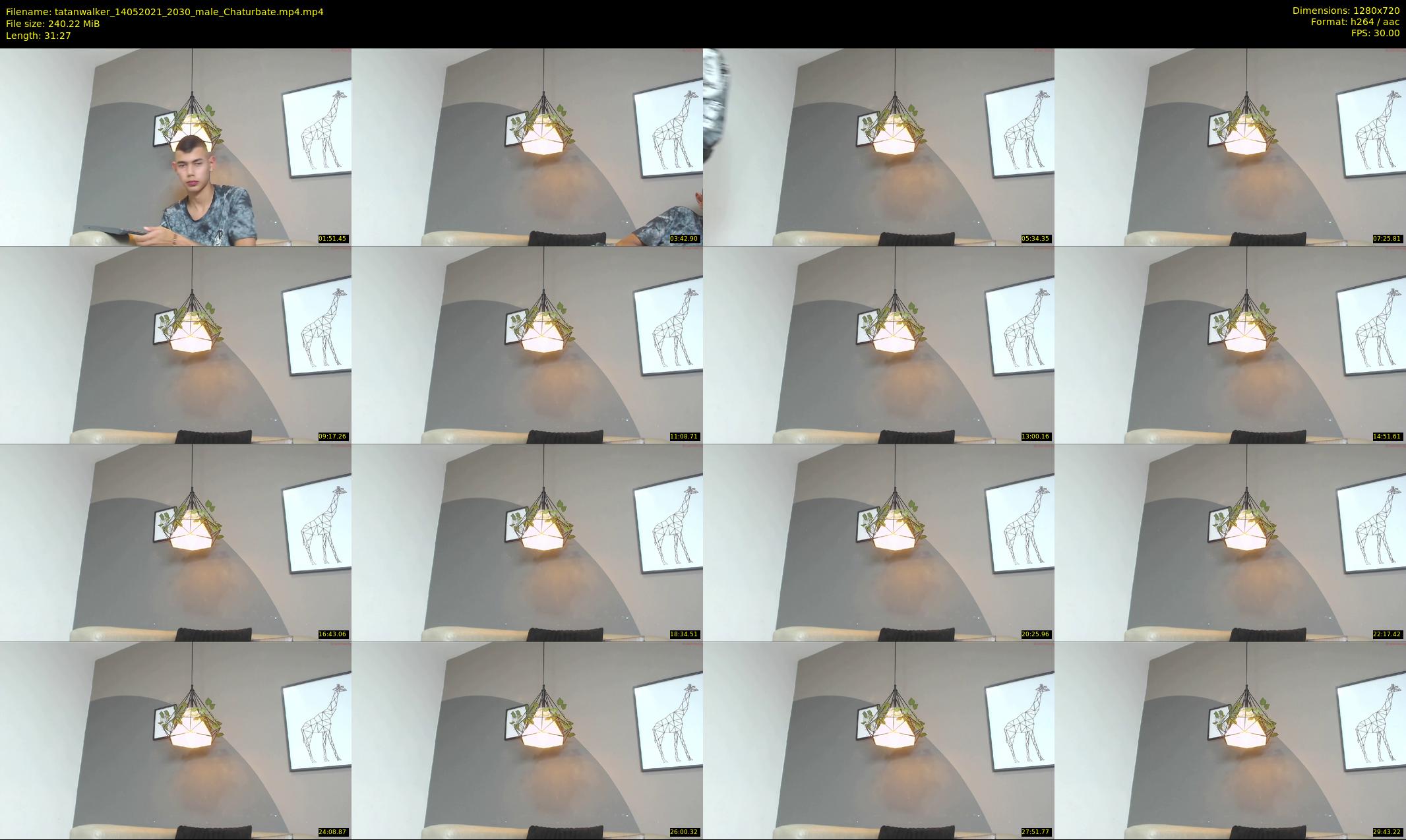 tatanwalker — 32 minute Chaturbate male cam show recording, 720p, May 14, 2021
